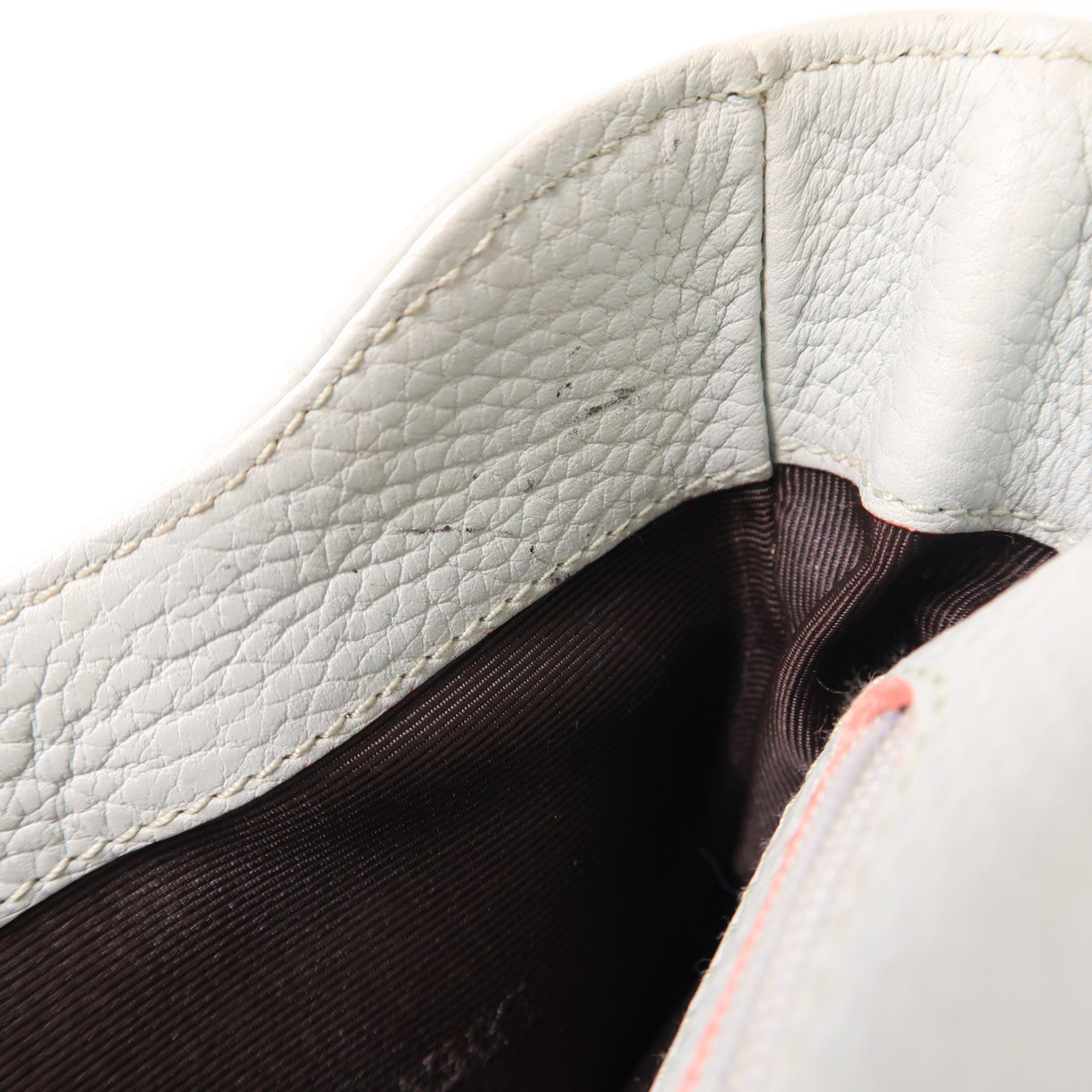 LOEWE SHW Shoulder Bag Calfskin Leather Light Blue