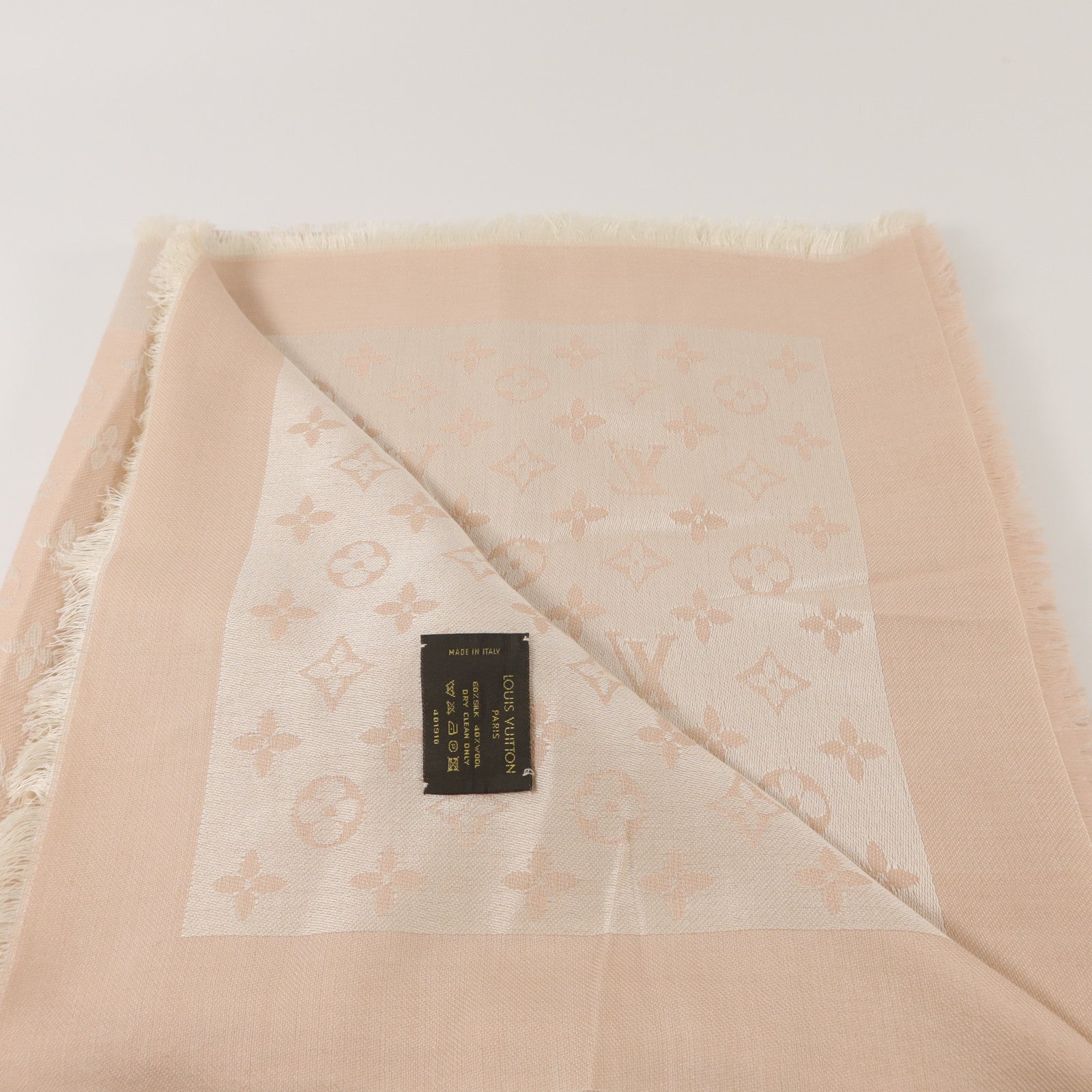 LOUIS VUITTON 絲質/羊毛Scarf絲巾