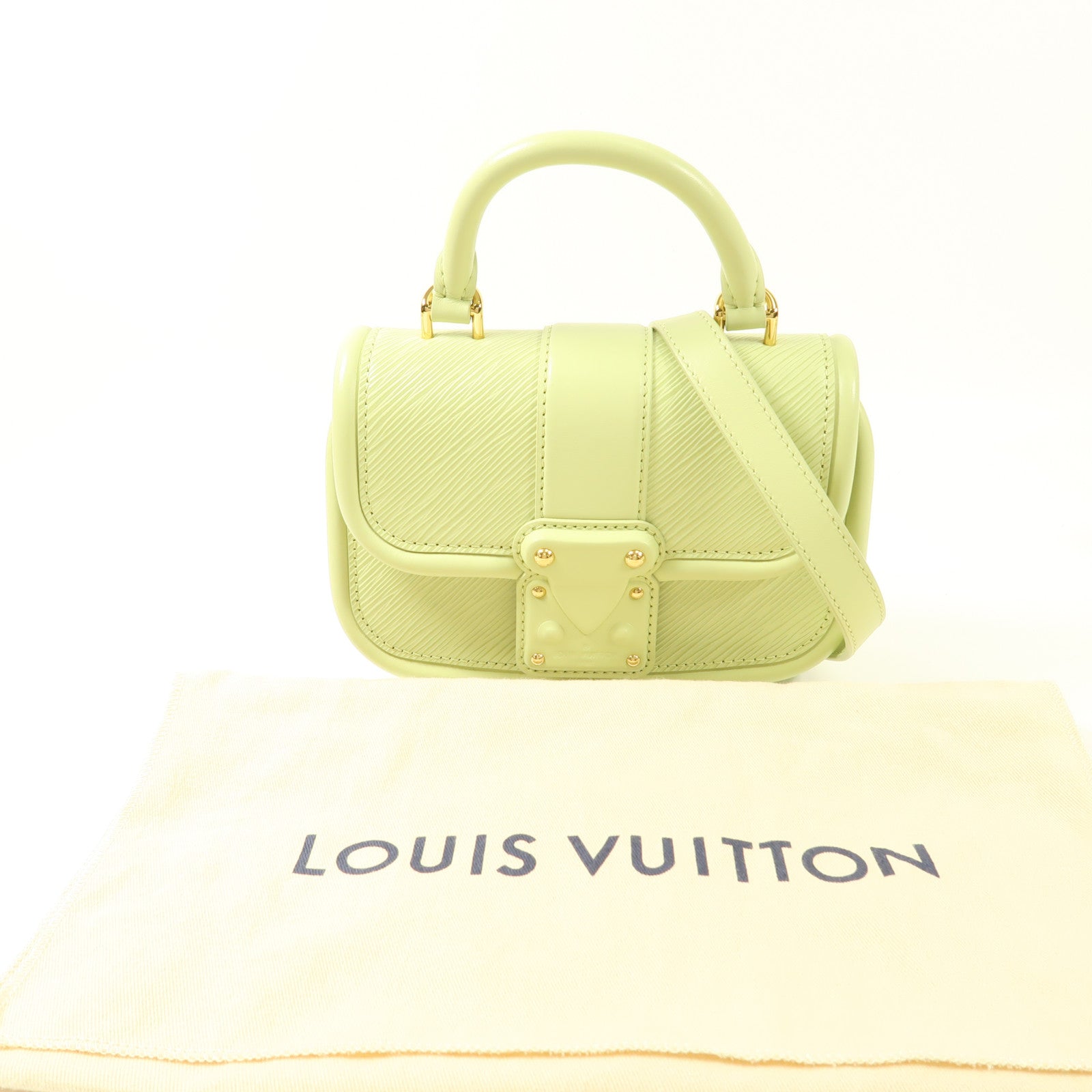 LOUIS VUITTON Epi Hide and Seek金扣手挽肩背兩用袋