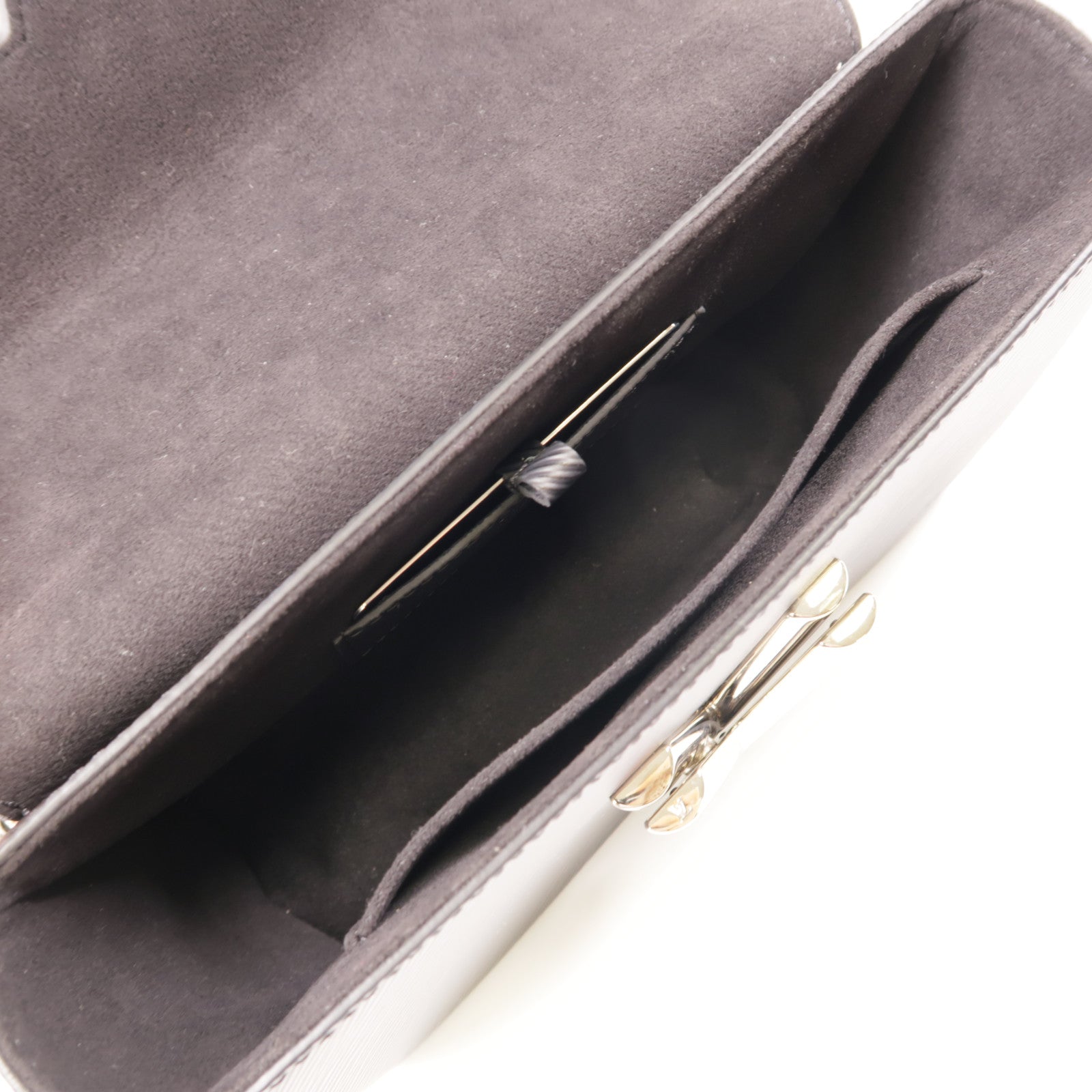 LOUIS VUITTON Epi Twist MM銀扣鏈帶肩背袋