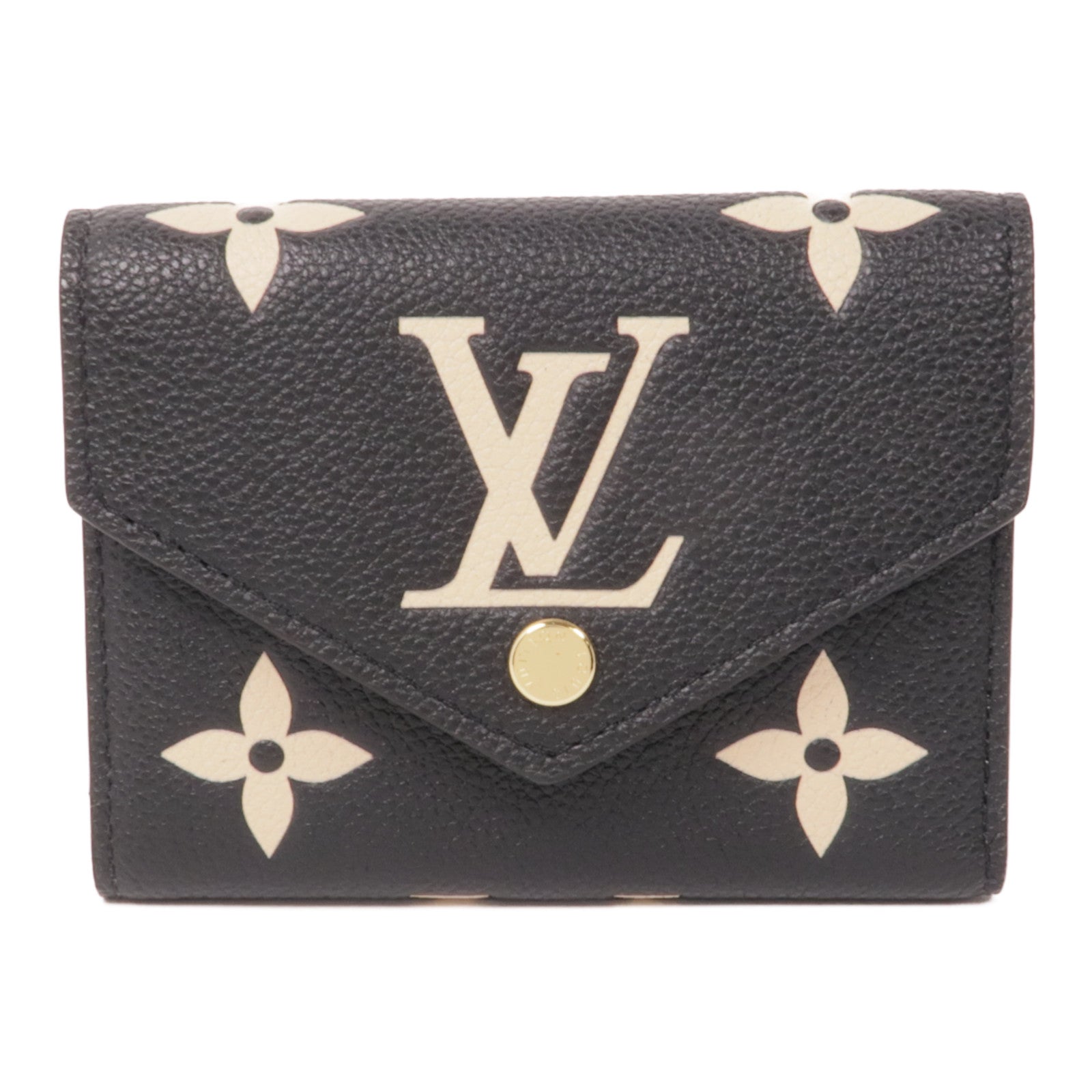 LOUIS VUITTON Monogram Empreinte Victorine Wallet金扣錢包