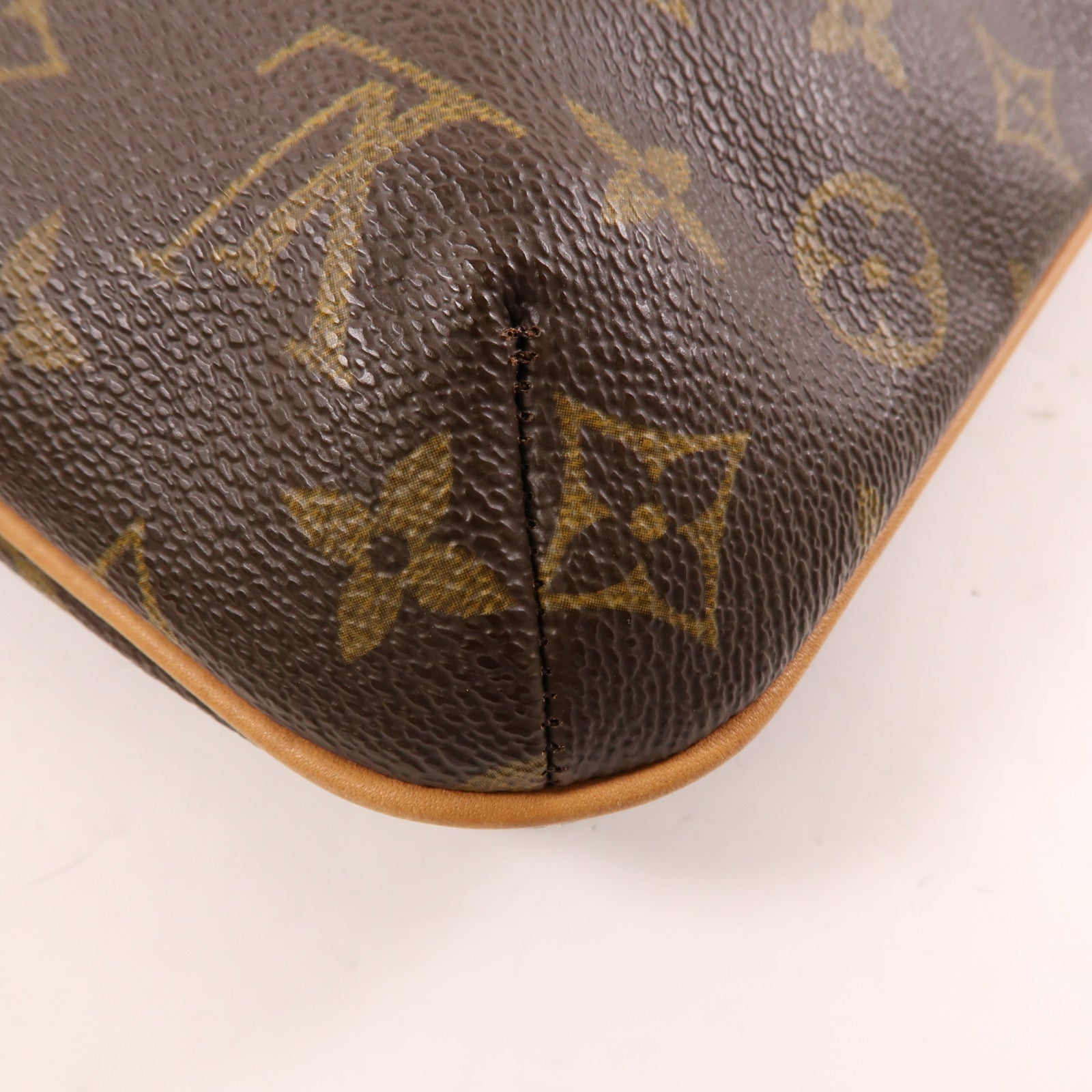 LOUIS VUITTON Monogram Musette Tango金扣肩背袋棕色