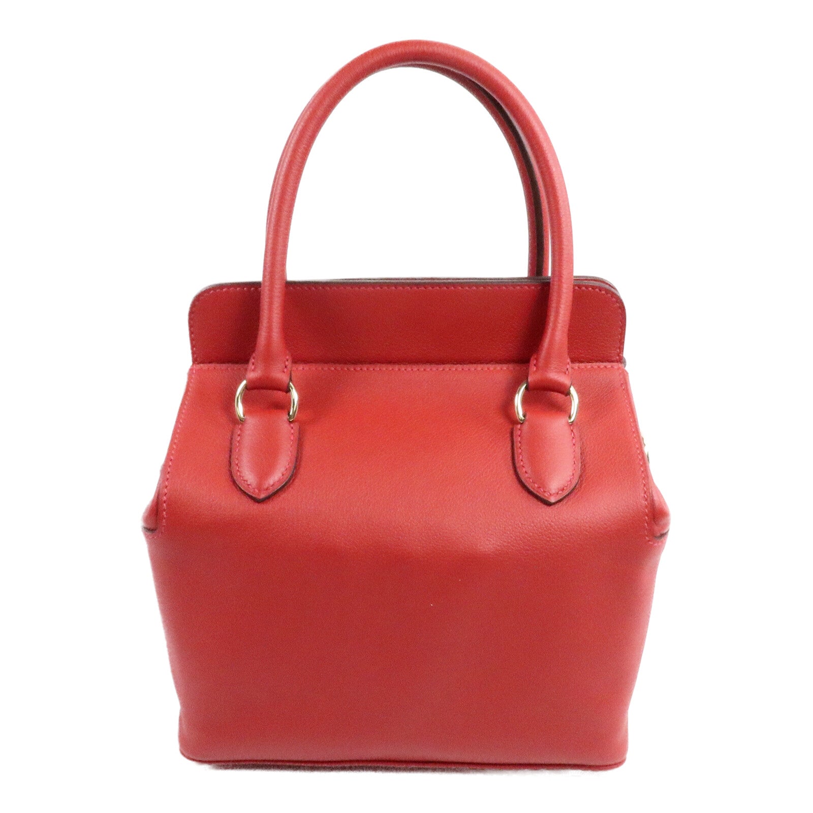 HERMES Evercolor皮革Tool Box 20手挽肩背兩用袋Rouge Casaque