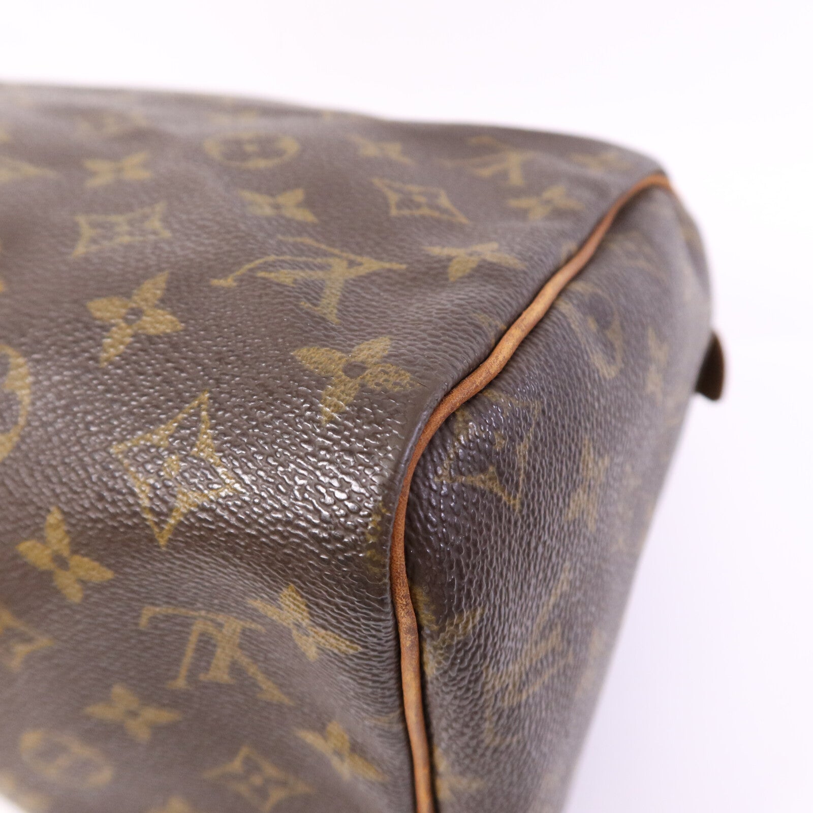 LOUIS VUITTON Monogram Speedy 30金扣手挽袋