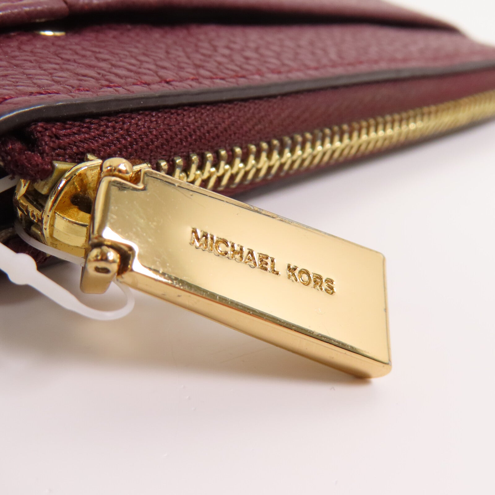 Michael Kors 牛皮皮革Card Case with Handle金扣卡套