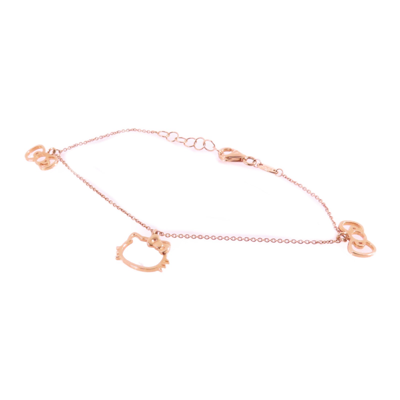 JEWELRY 【激減優惠】18K玫瑰金Hello Kitty Bracelet手鏈