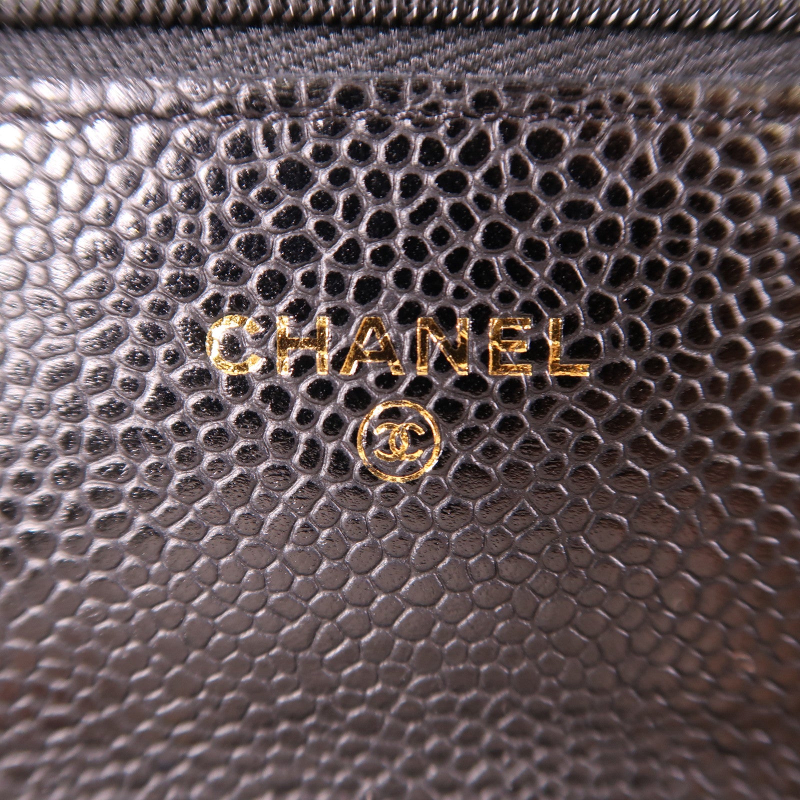 CHANEL 牛皮皮革Classic WOC金扣鏈帶肩背袋