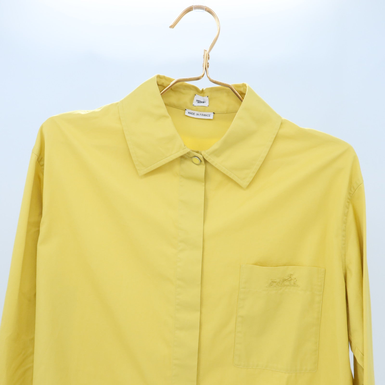 HERMES Cotton Clou de Selle Caleche上衣