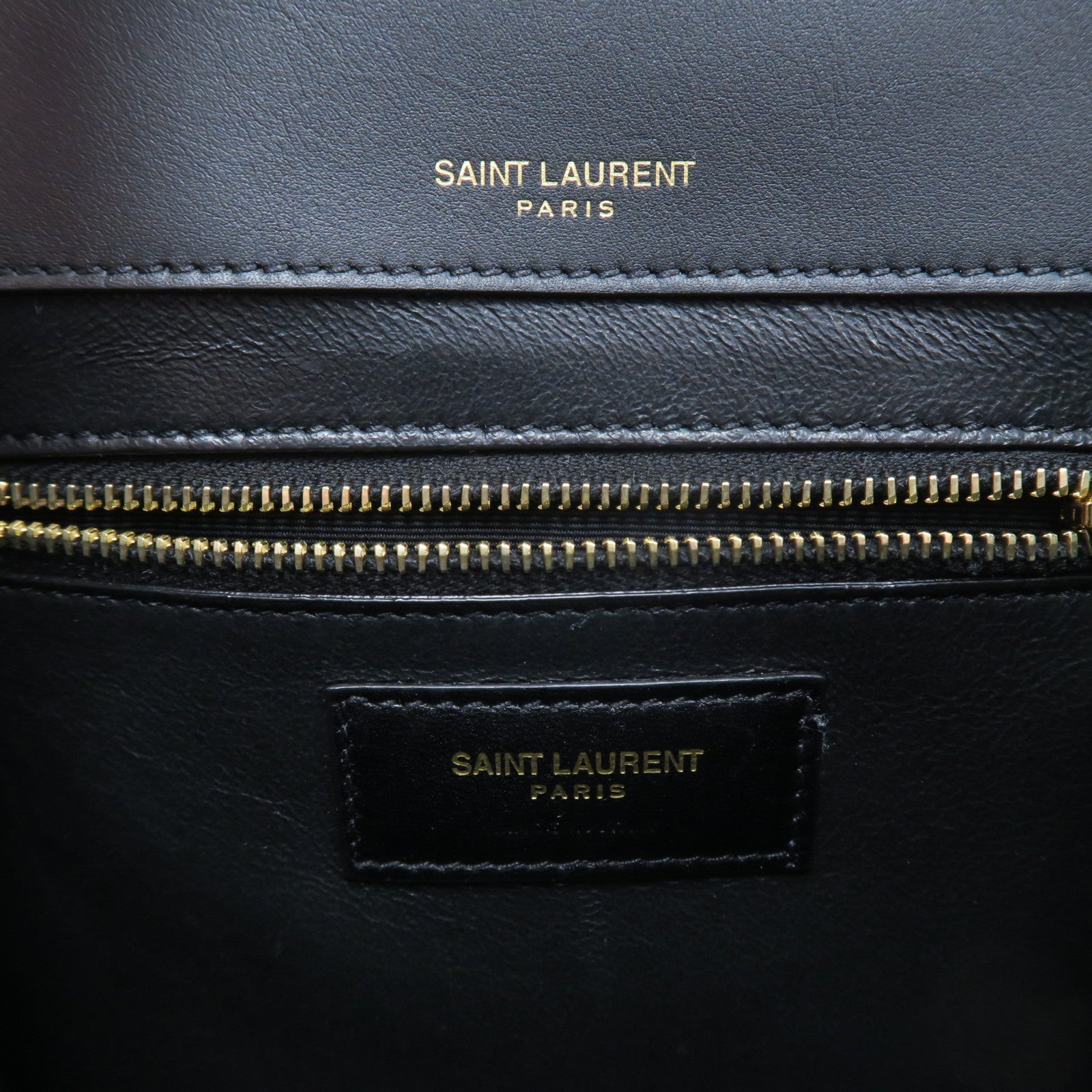 SAINT LAURENT 漆皮皮革Chain Shoulder Bag金扣鏈帶肩背袋黑色