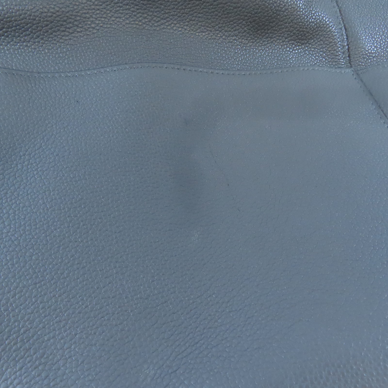 CELINE 牛皮皮革Shoulder Bag金扣肩背袋灰色