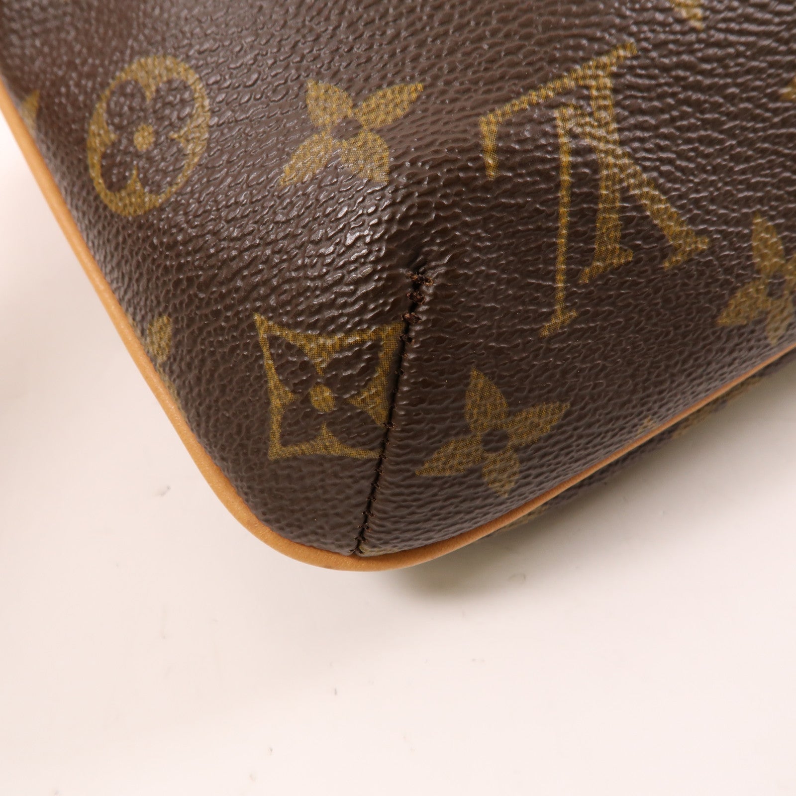 LOUIS VUITTON Monogram Musette Tango金扣肩背袋棕色