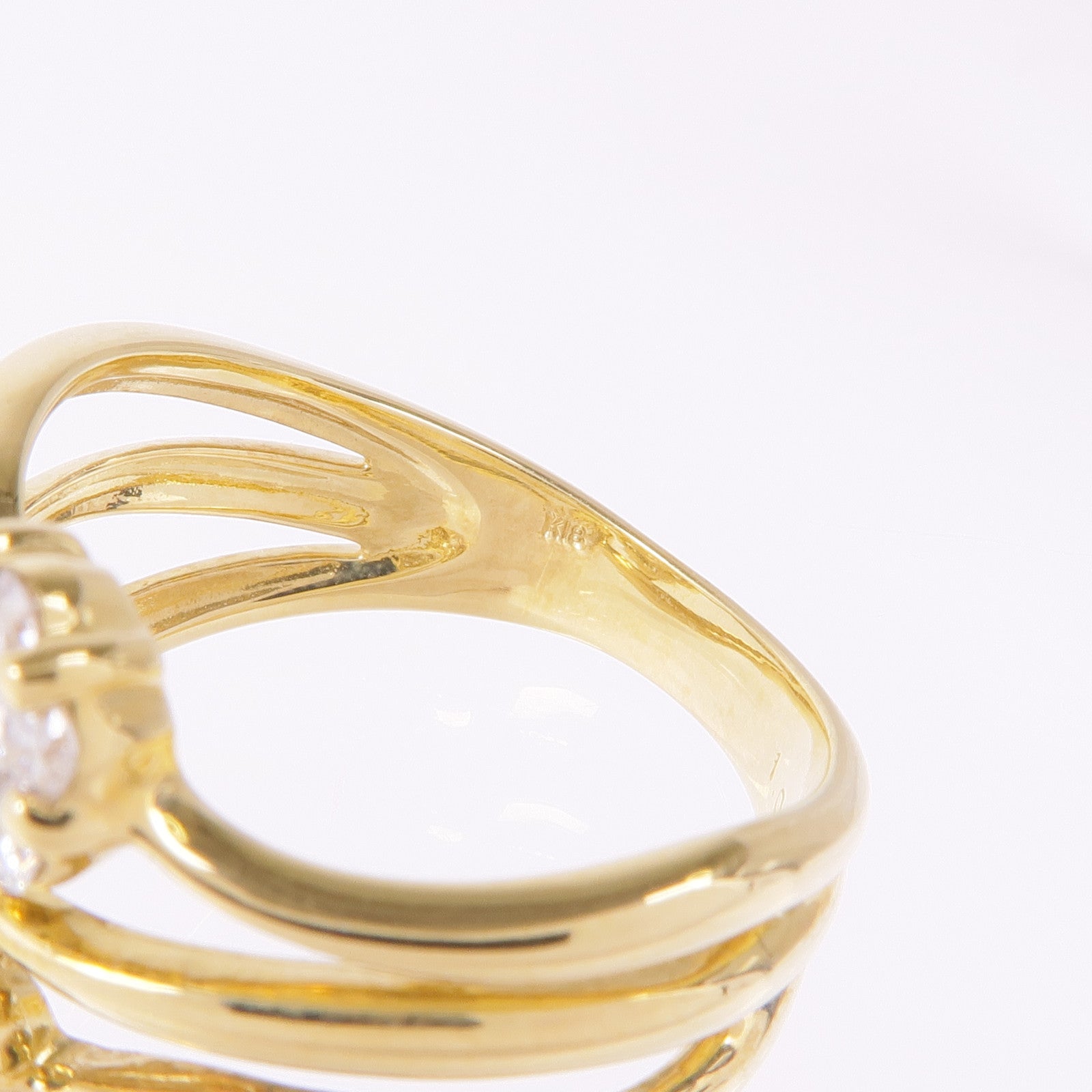 JEWELRY 18K黃金Diamond Ring鑽石戒指US#6