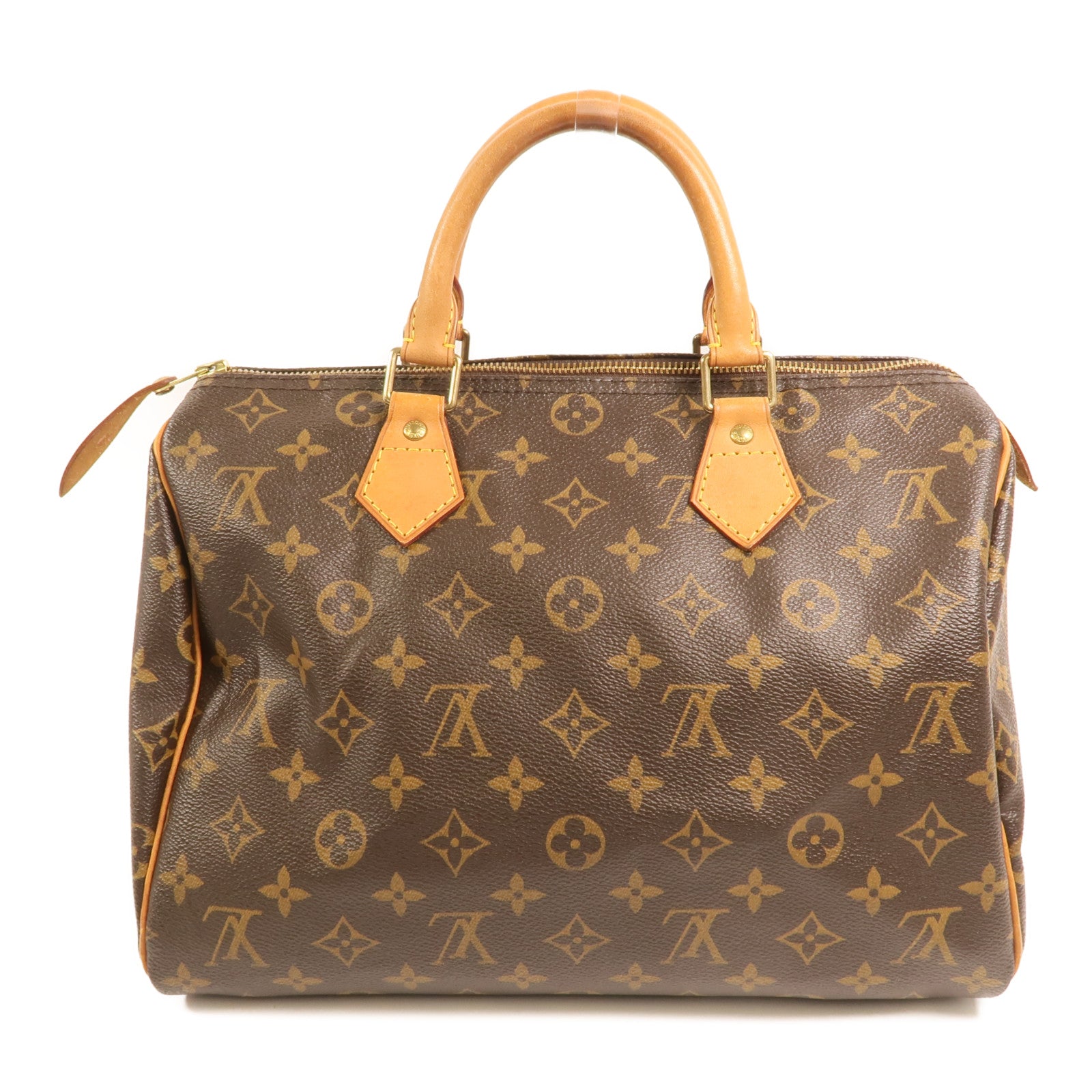 LOUIS VUITTON Monogram Speedy 30金扣手挽袋