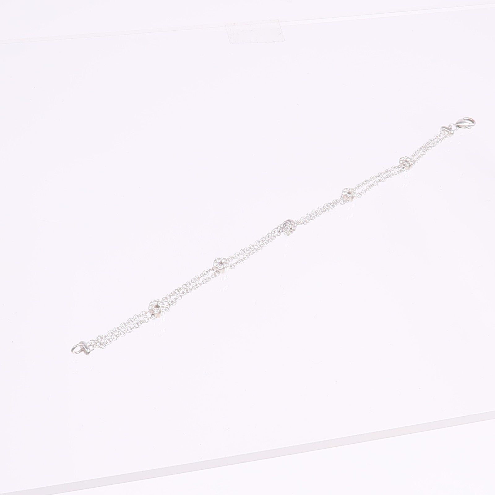 JEWELRY 18K白金Diamond Bracelet鑽石手鏈