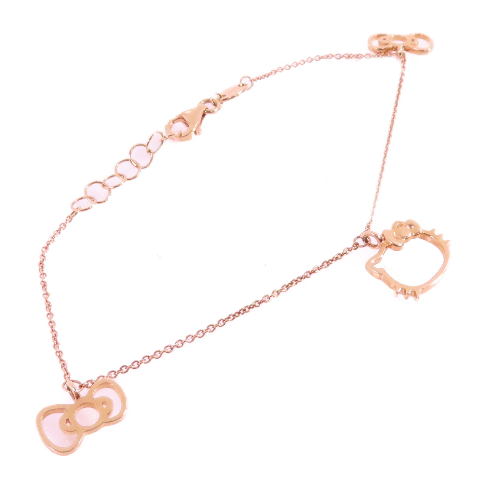 JEWELRY 【激減優惠】18K玫瑰金Hello Kitty Bracelet手鏈