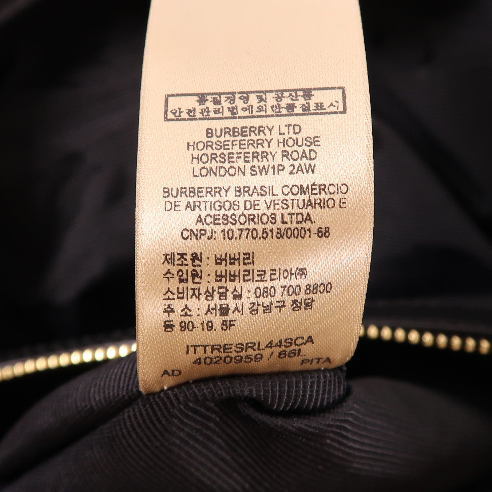 BURBERRY 尼龍Backpack金扣背包