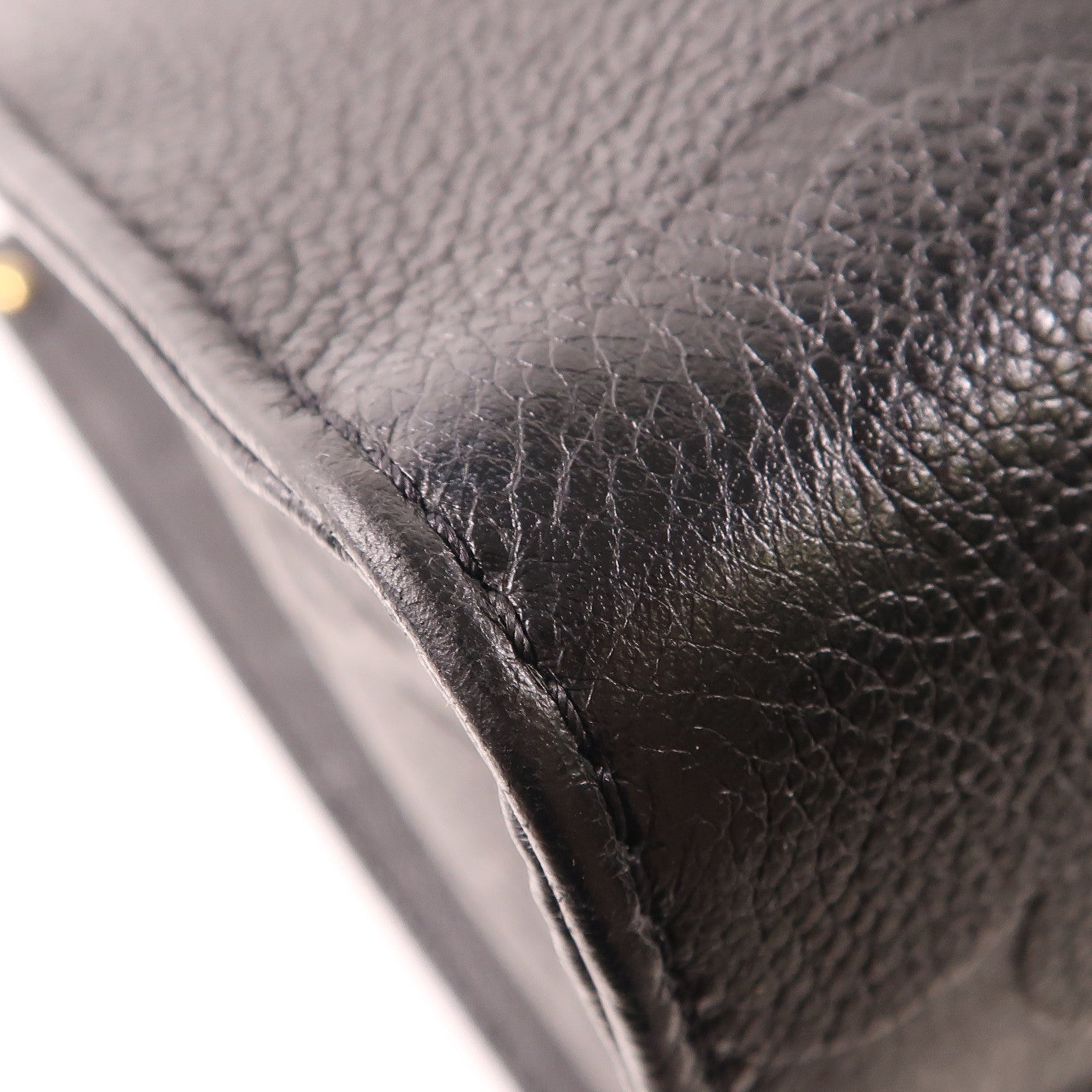 LOUIS VUITTON Monogram Empreinte On The Go MM金扣手挽肩背兩用袋