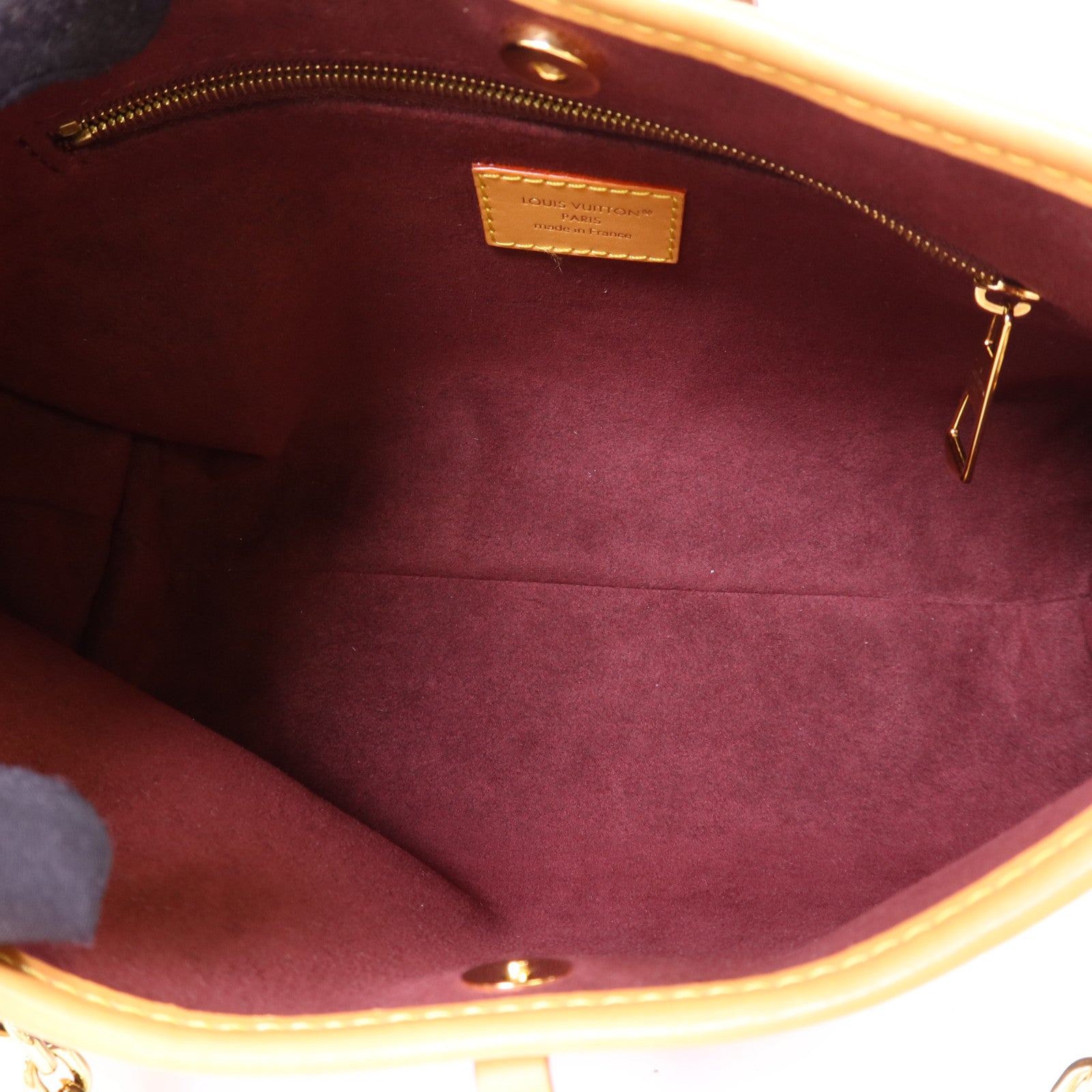 LOUIS VUITTON Monogram CarryAll BB金扣鏈帶肩背袋