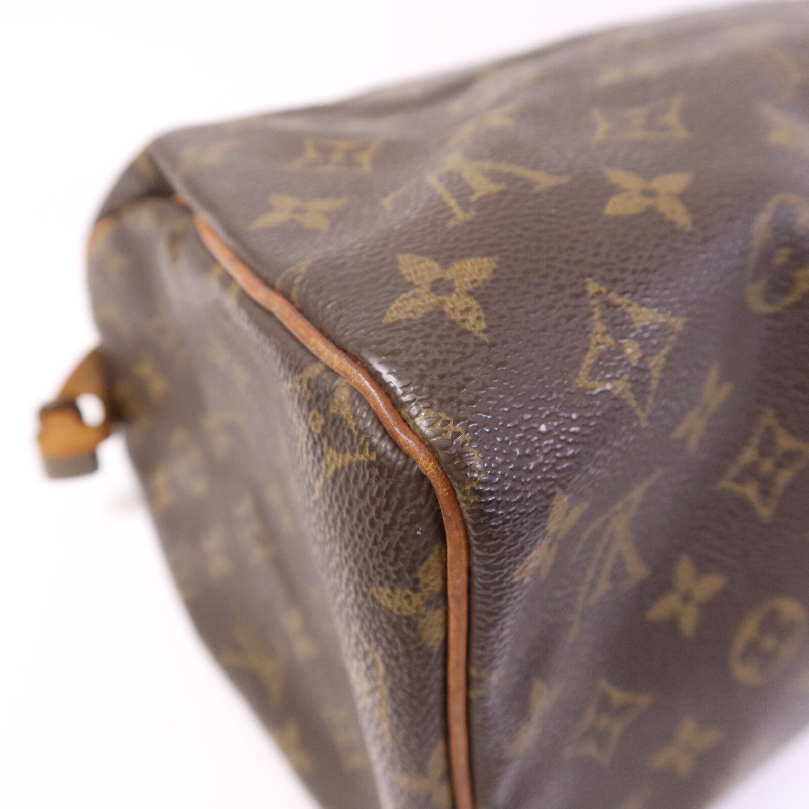LOUIS VUITTON Monogram Speedy 30金扣手挽袋