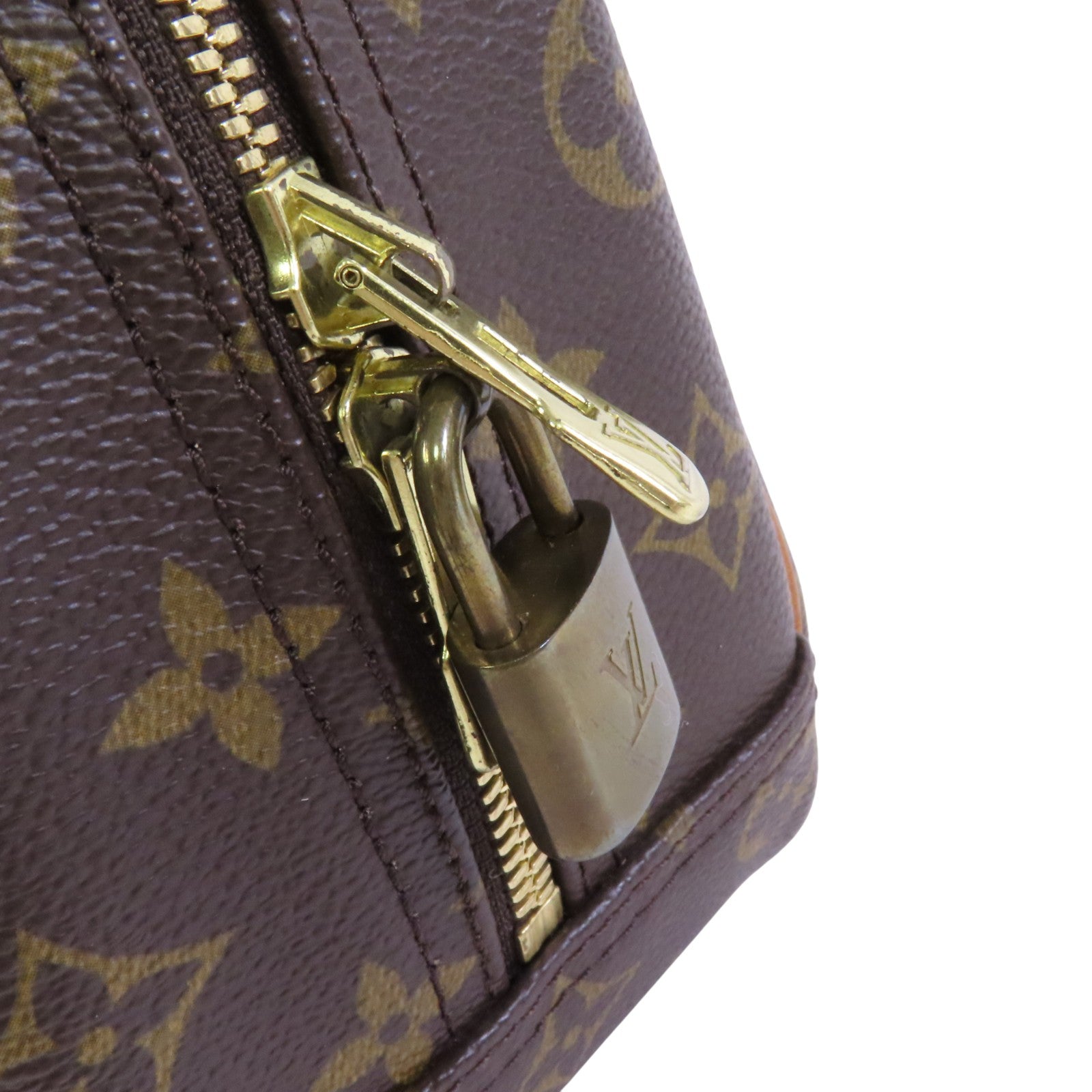 LOUIS VUITTON Monogram Trouville金扣手挽袋