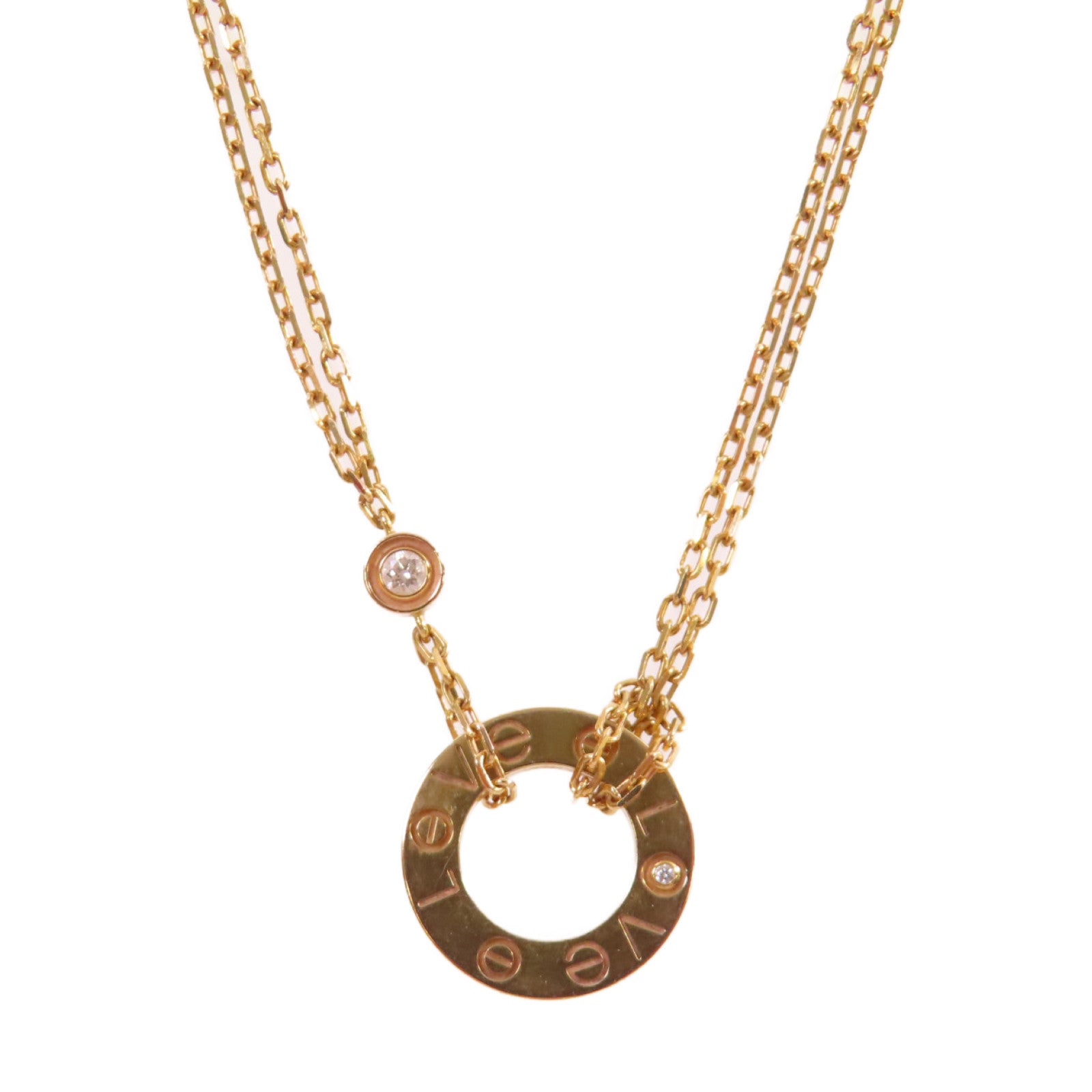 CARTIER 18K黃金Love Necklace項鏈