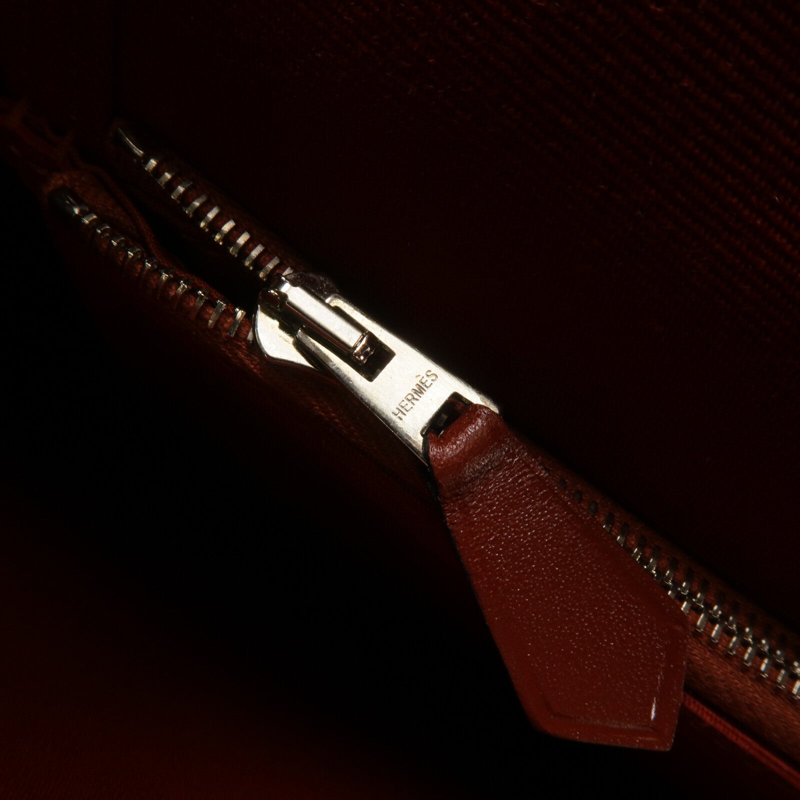 HERMES 帆布Cabag PM手挽肩背兩用袋Roue Venitien/RougeH