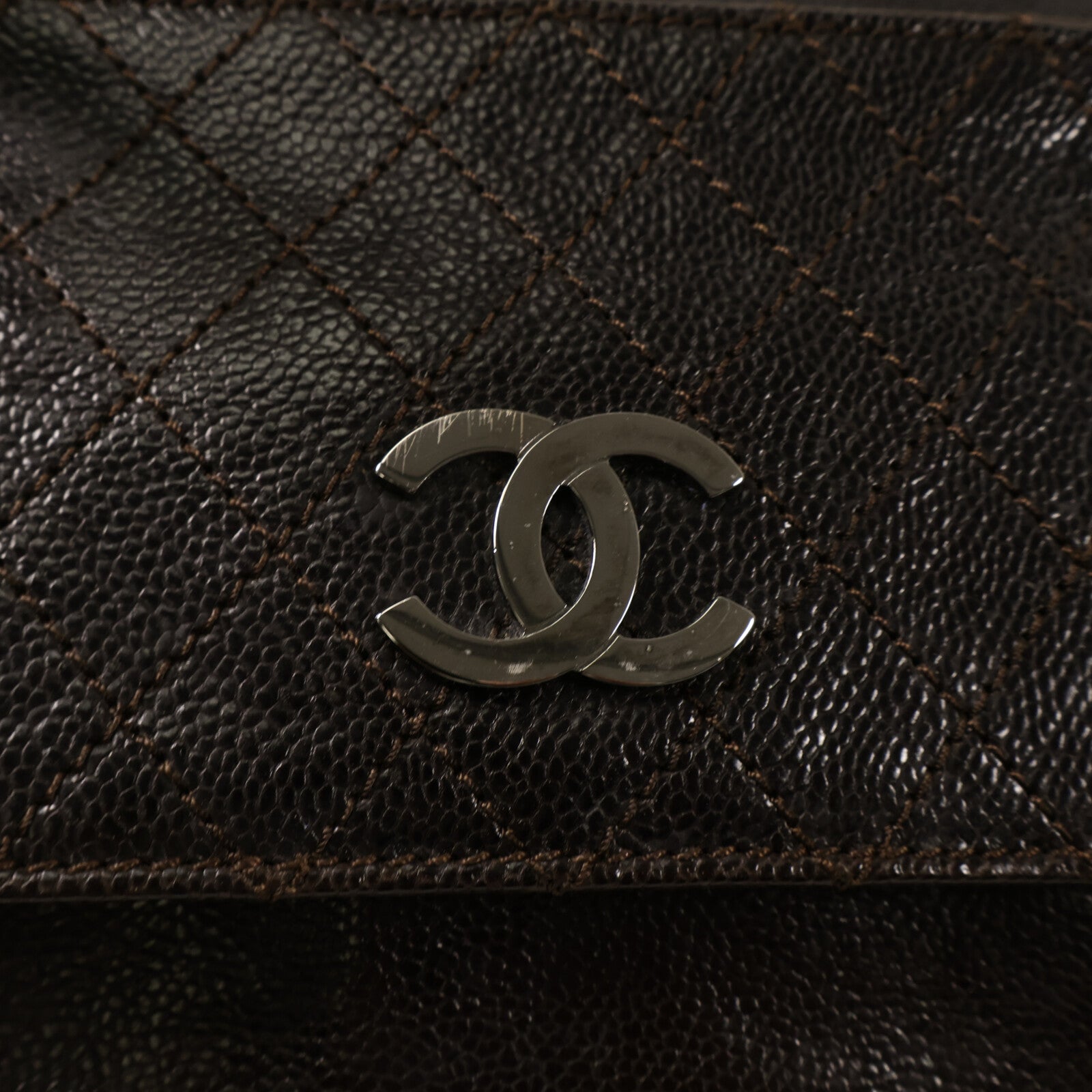 CHANEL 牛皮皮革Pocket In The City肩背袋