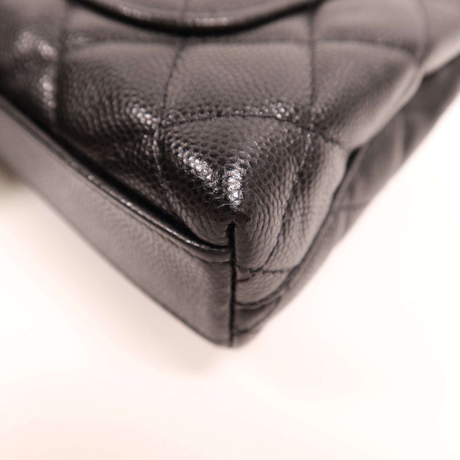 CHANEL 牛皮皮革Mirco Coco Handle金扣鏈帶肩背袋