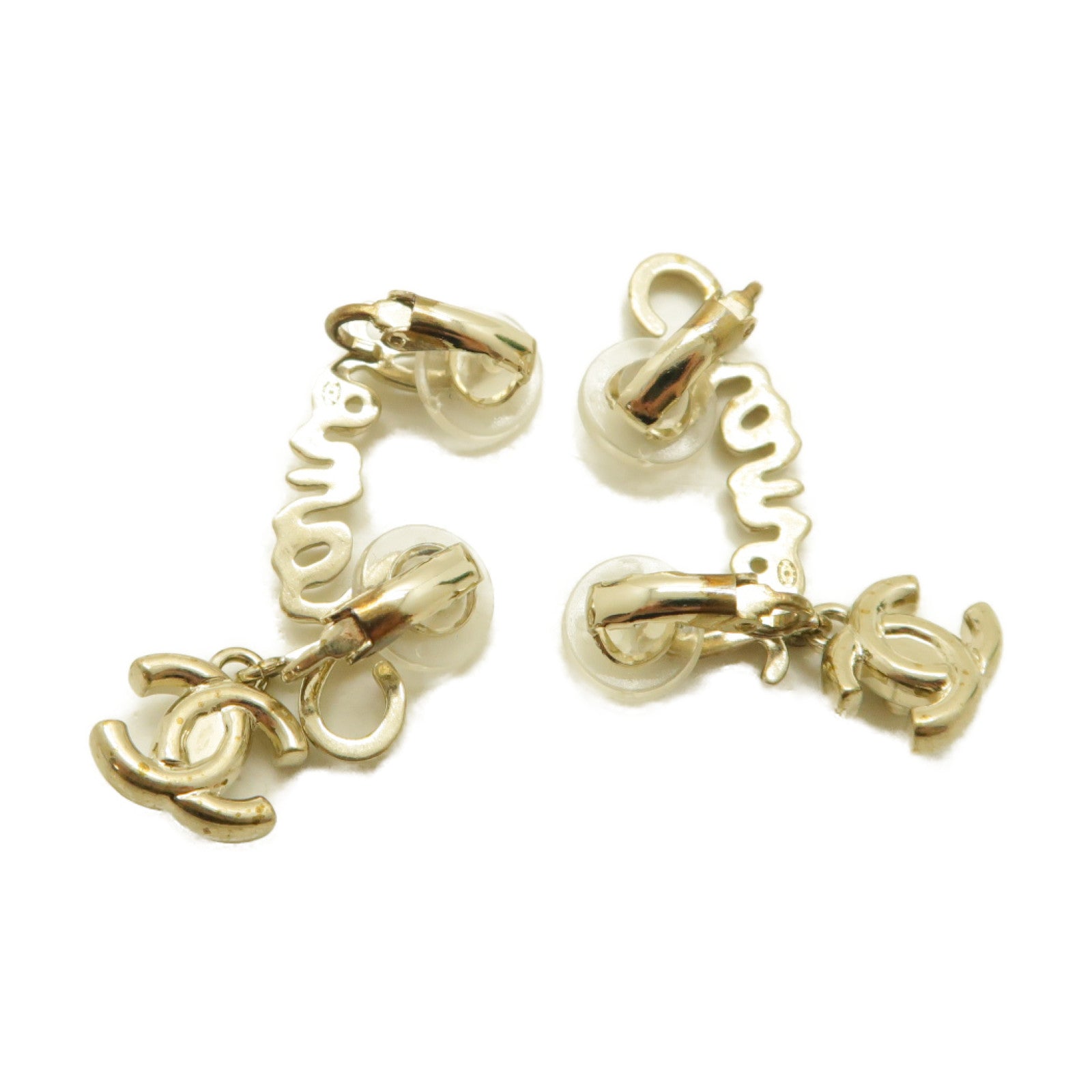 CHANEL 金屬Earrings耳環金色