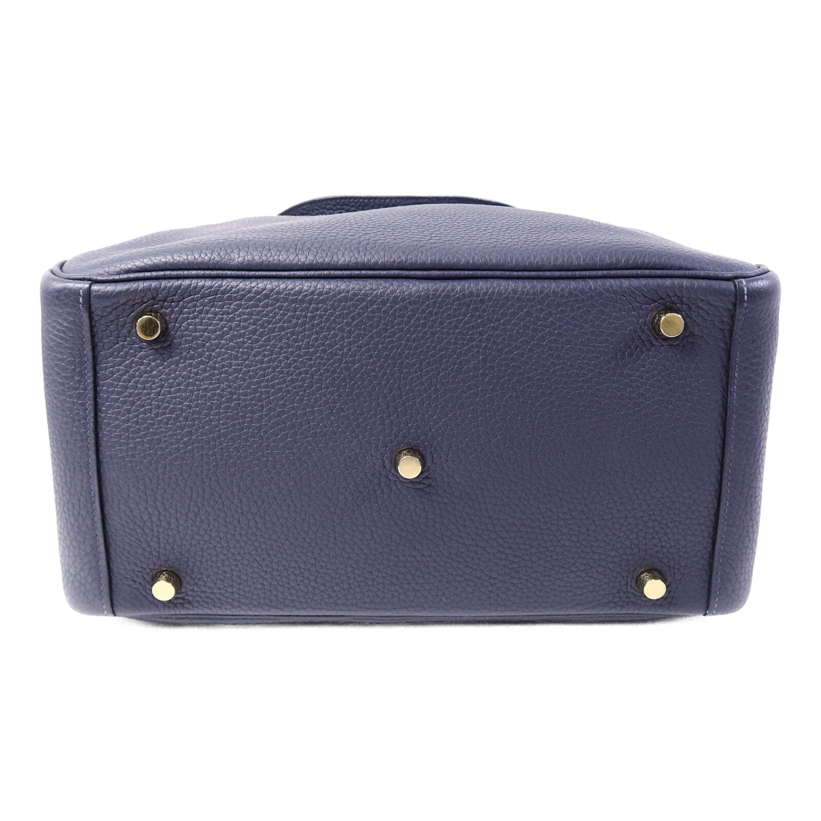 HERMES Togo皮革Lindy 30肩背袋Blue Nuit
