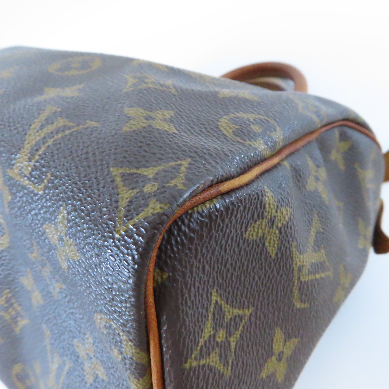 LOUIS VUITTON 【激減優惠】Monogram Speedy 25金扣手挽袋啡色