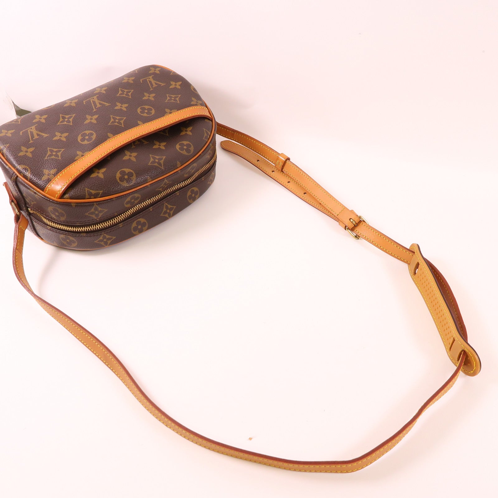 LOUIS VUITTON Monogram Blois金扣肩背袋棕色