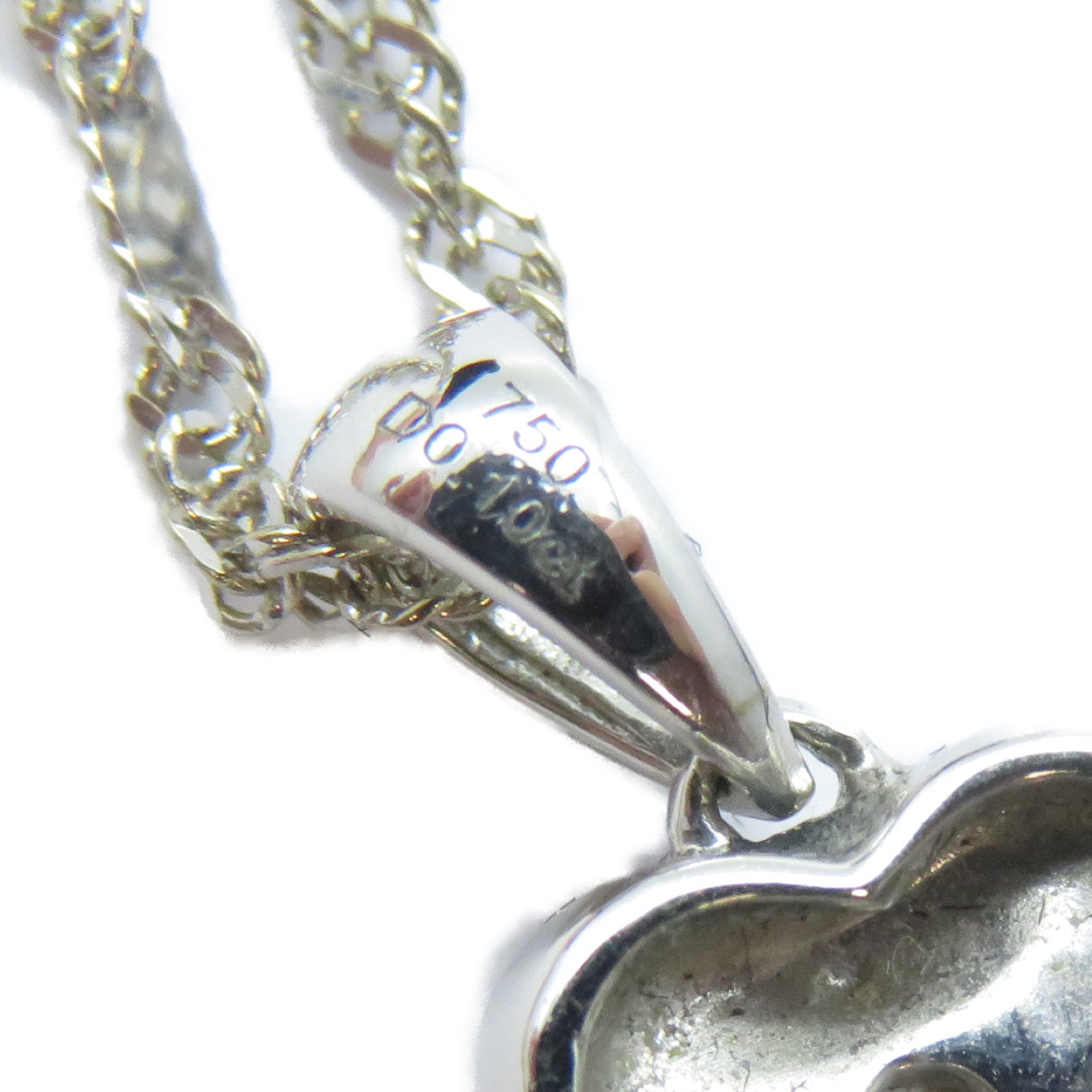 JEWELRY 18K白金Diamond Necklace 0.10ct鑽石項鍊