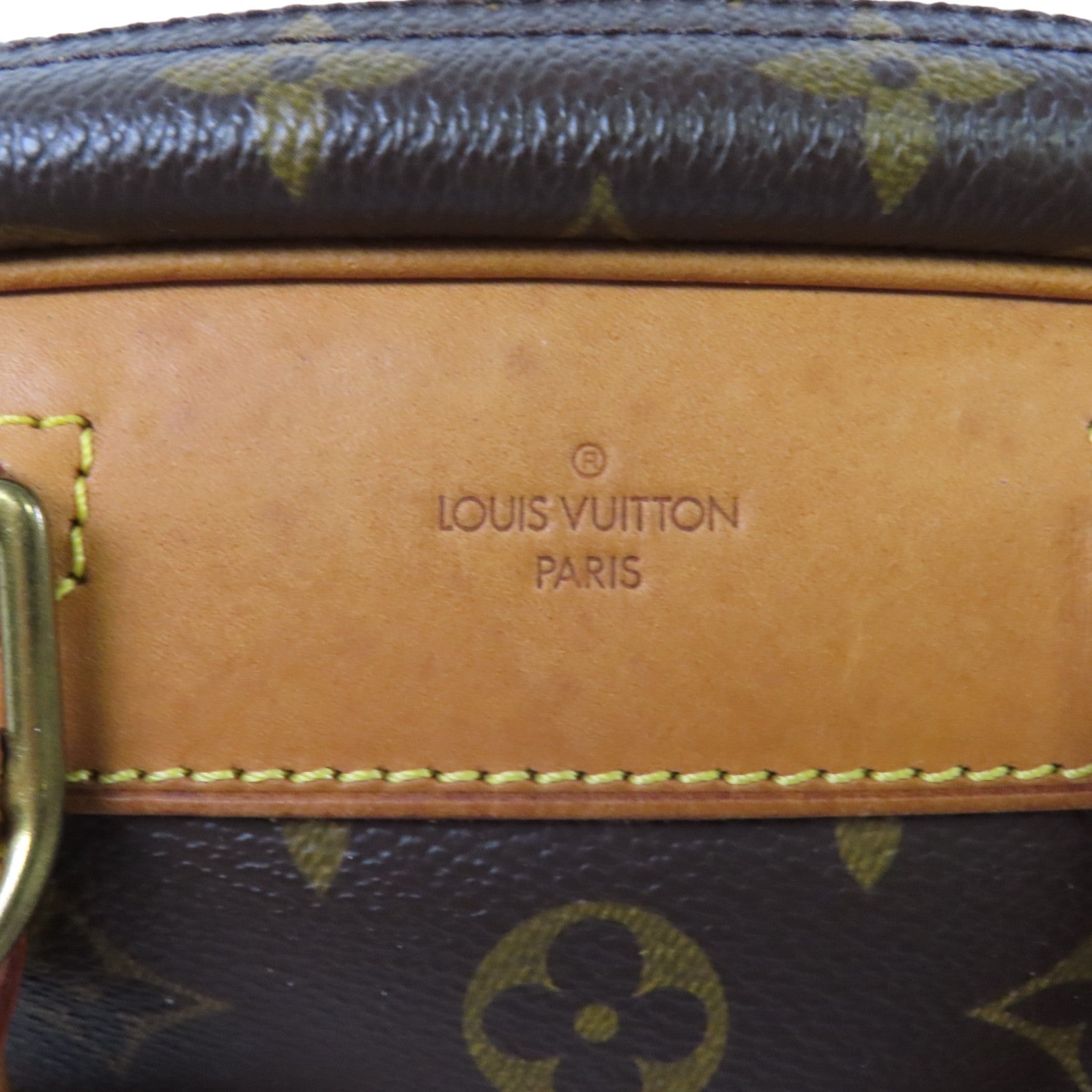 LOUIS VUITTON Monogram Trouville金扣手挽袋