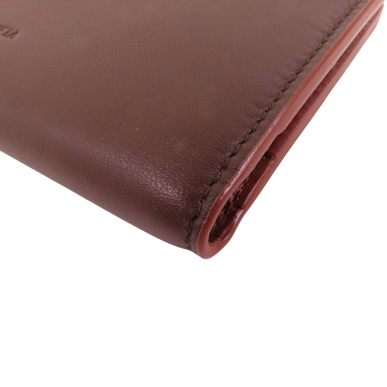 BOTTEGA VENETA 牛皮皮革Pocket Book Wallet金扣短錢包