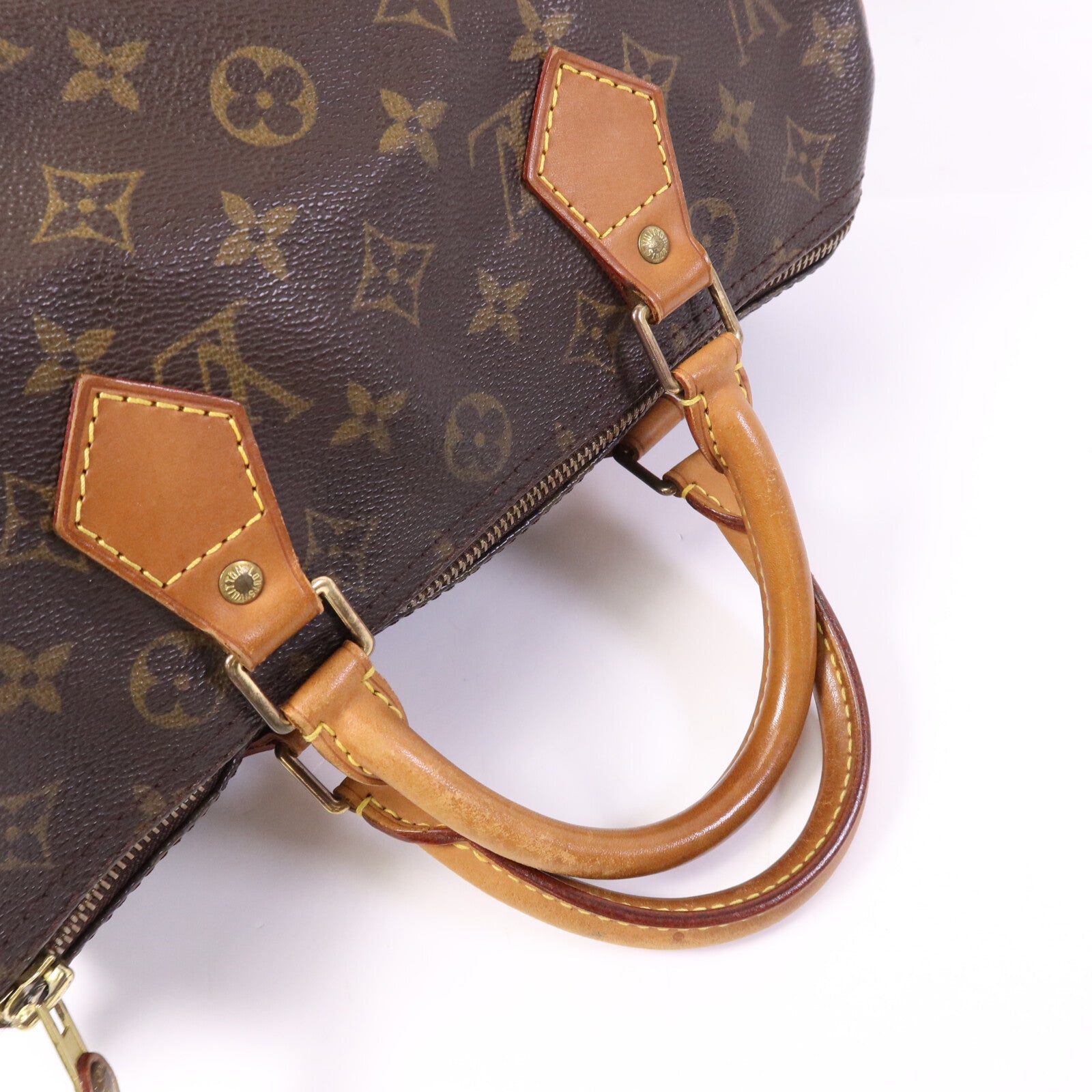LOUIS VUITTON Monogram Speedy 30金扣手挽袋