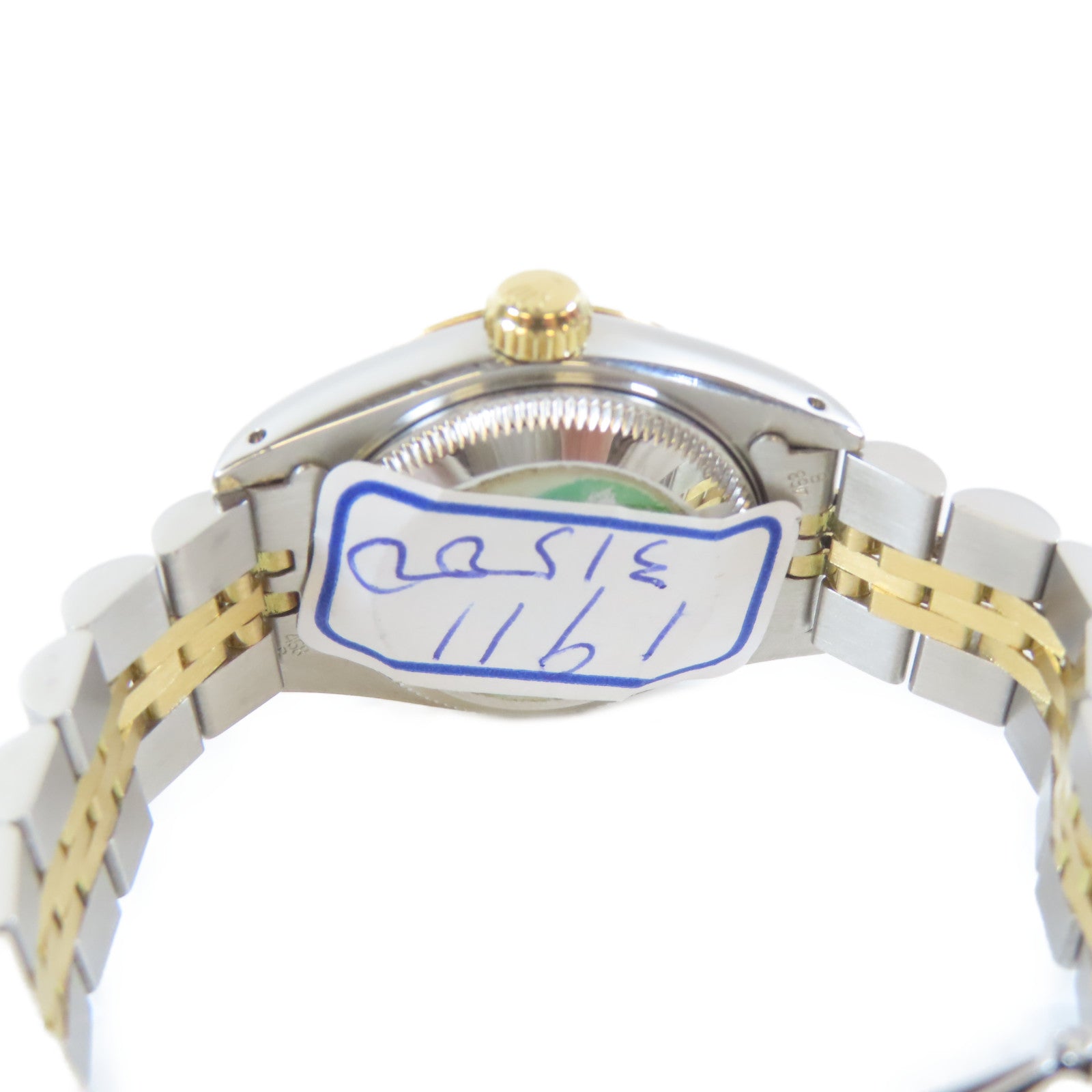 ROLEX Datejust 26mm18K黃金/不鏽鋼手錶自動機芯紅色#14.5cm