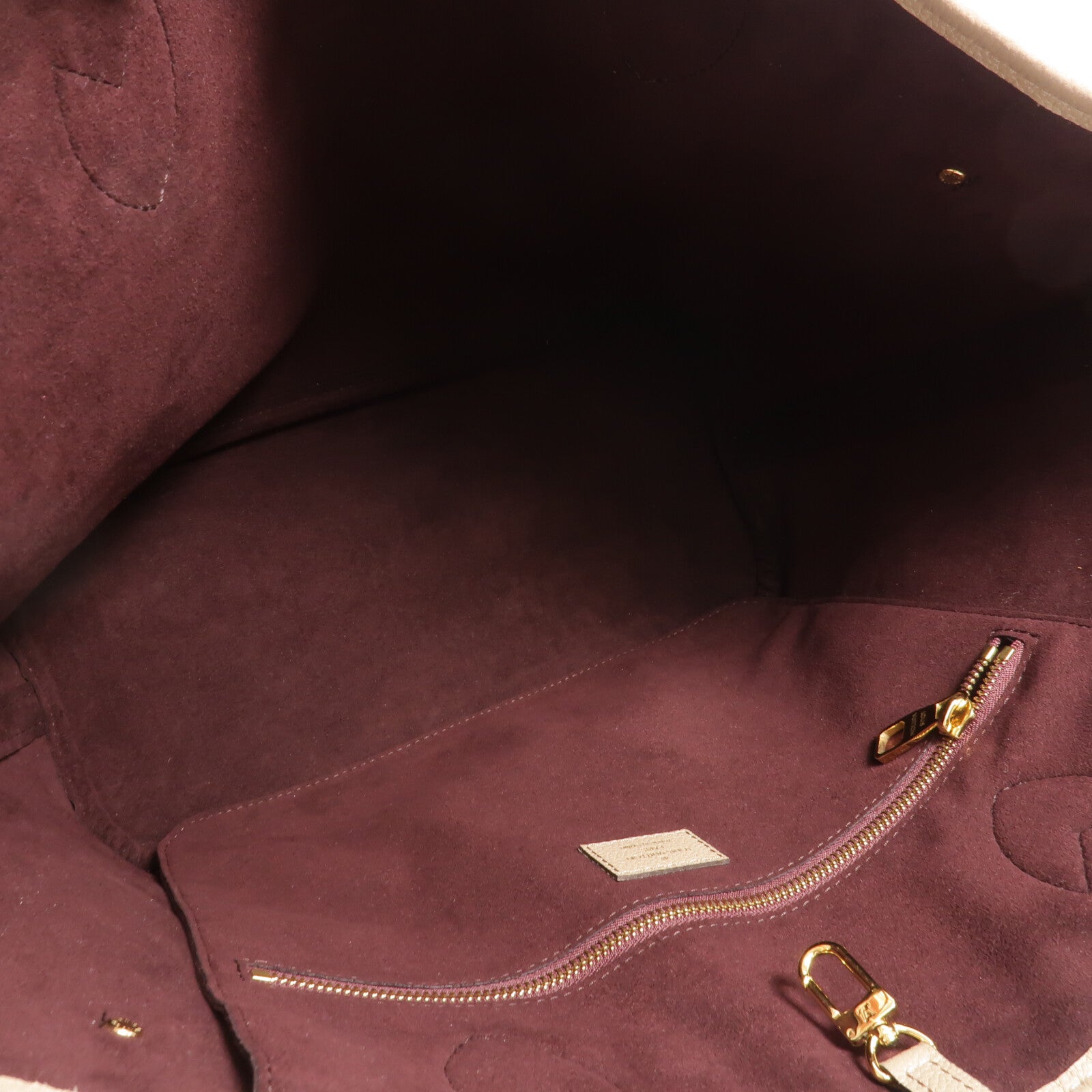 LOUIS VUITTON Monogram Empreinte Neverfull MM肩背袋