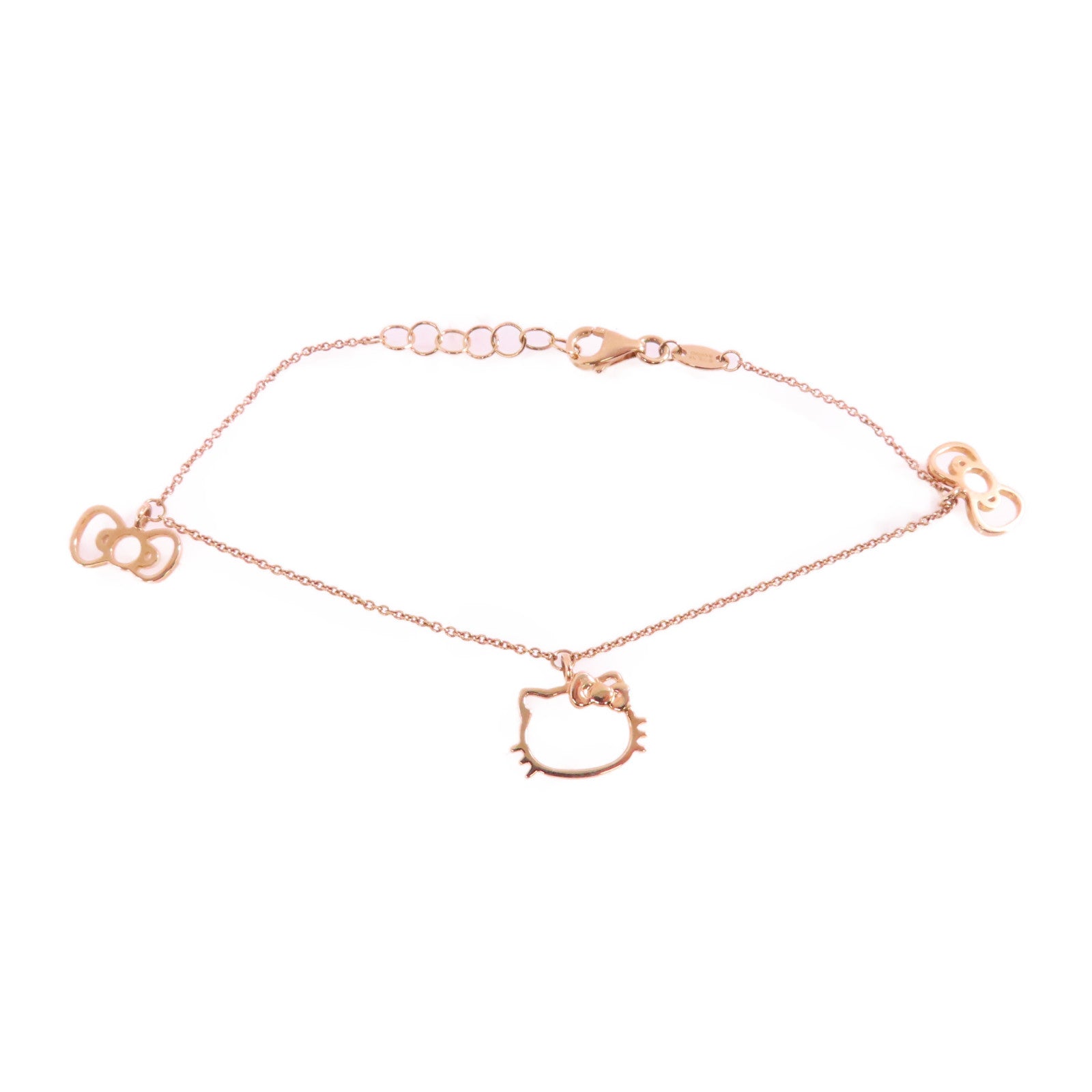 JEWELRY 【激減優惠】18K玫瑰金Hello Kitty Bracelet手鏈