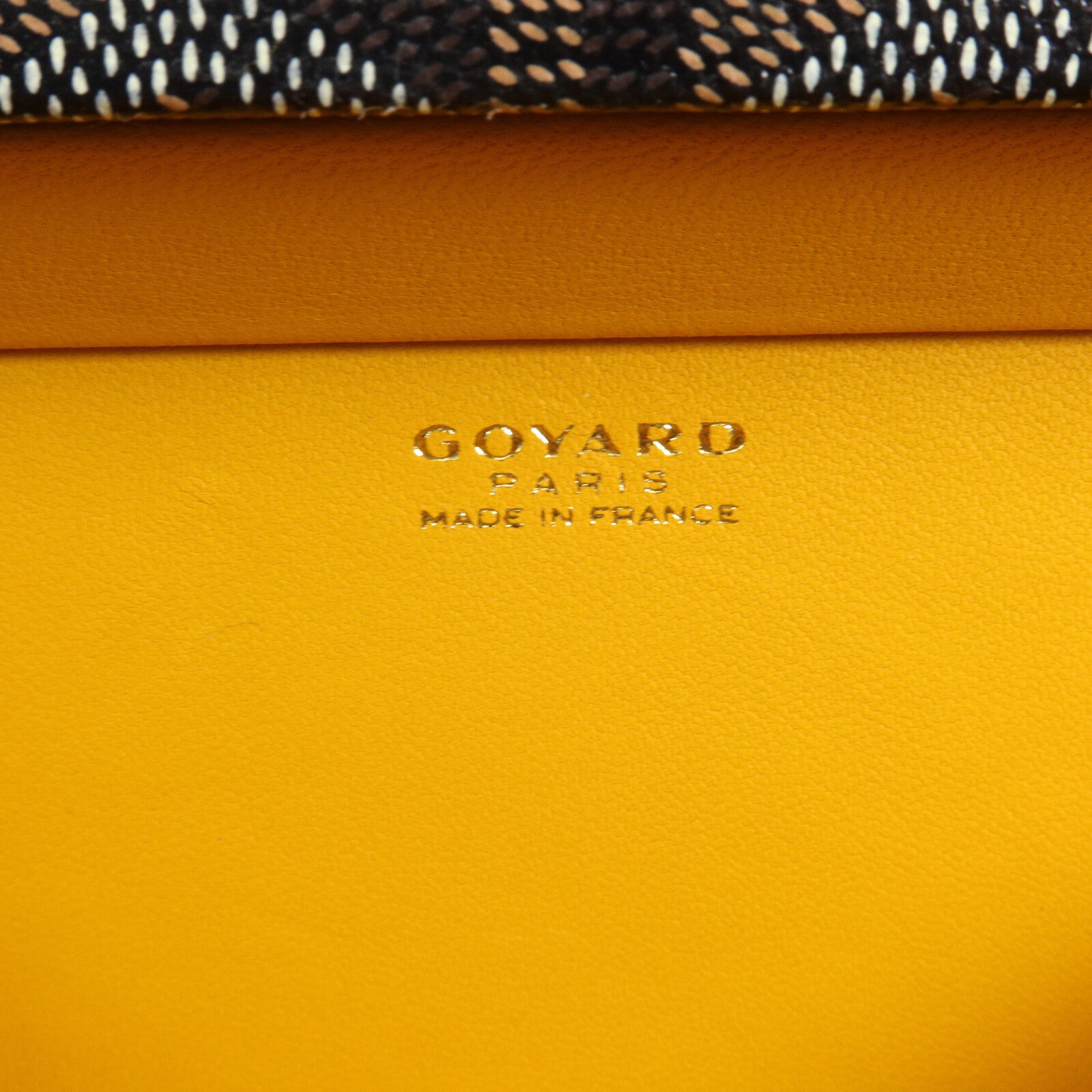 GOYARD 牛皮皮革/塗層帆布Minaudiere肩背袋