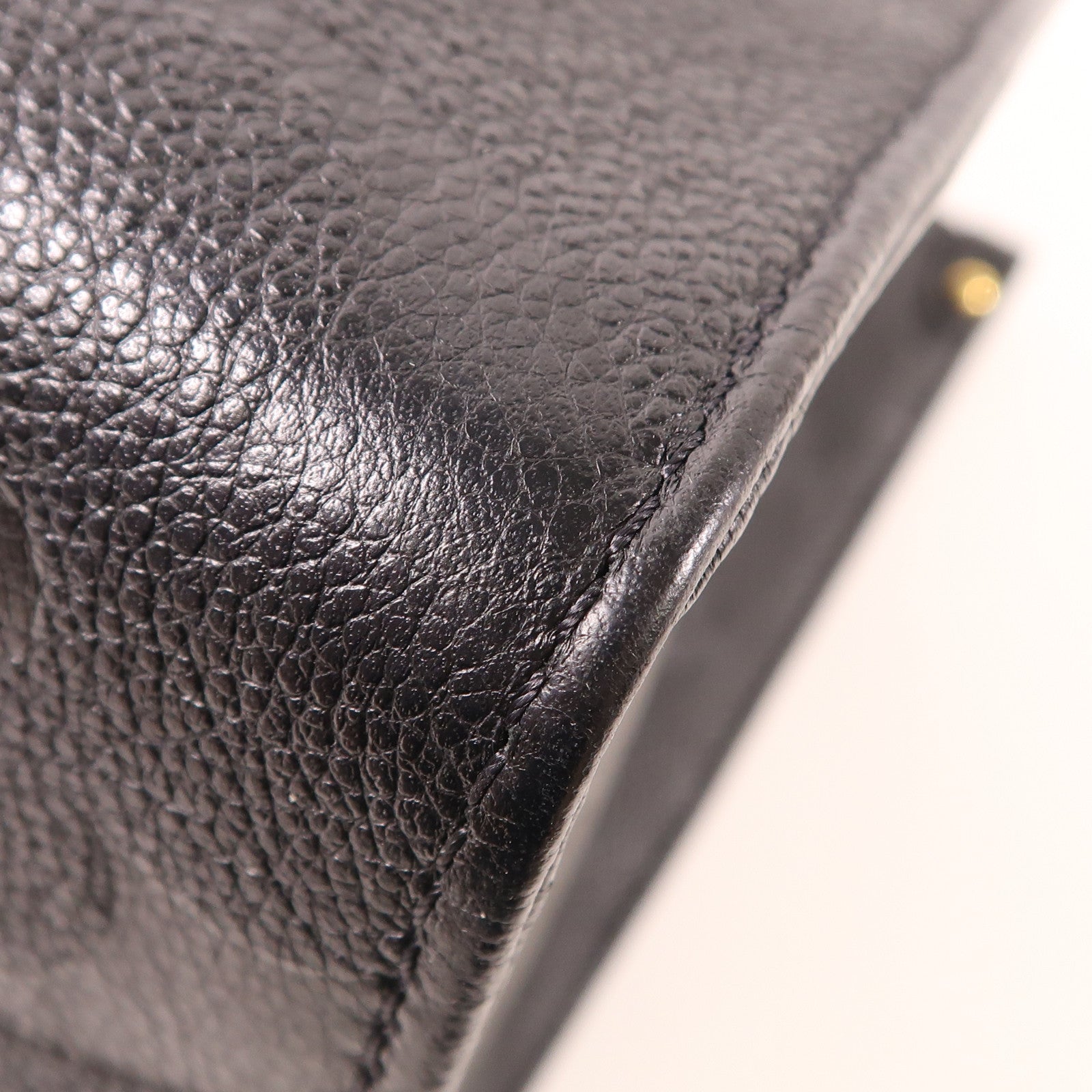 LOUIS VUITTON Monogram Empreinte On The Go MM金扣手挽肩背兩用袋