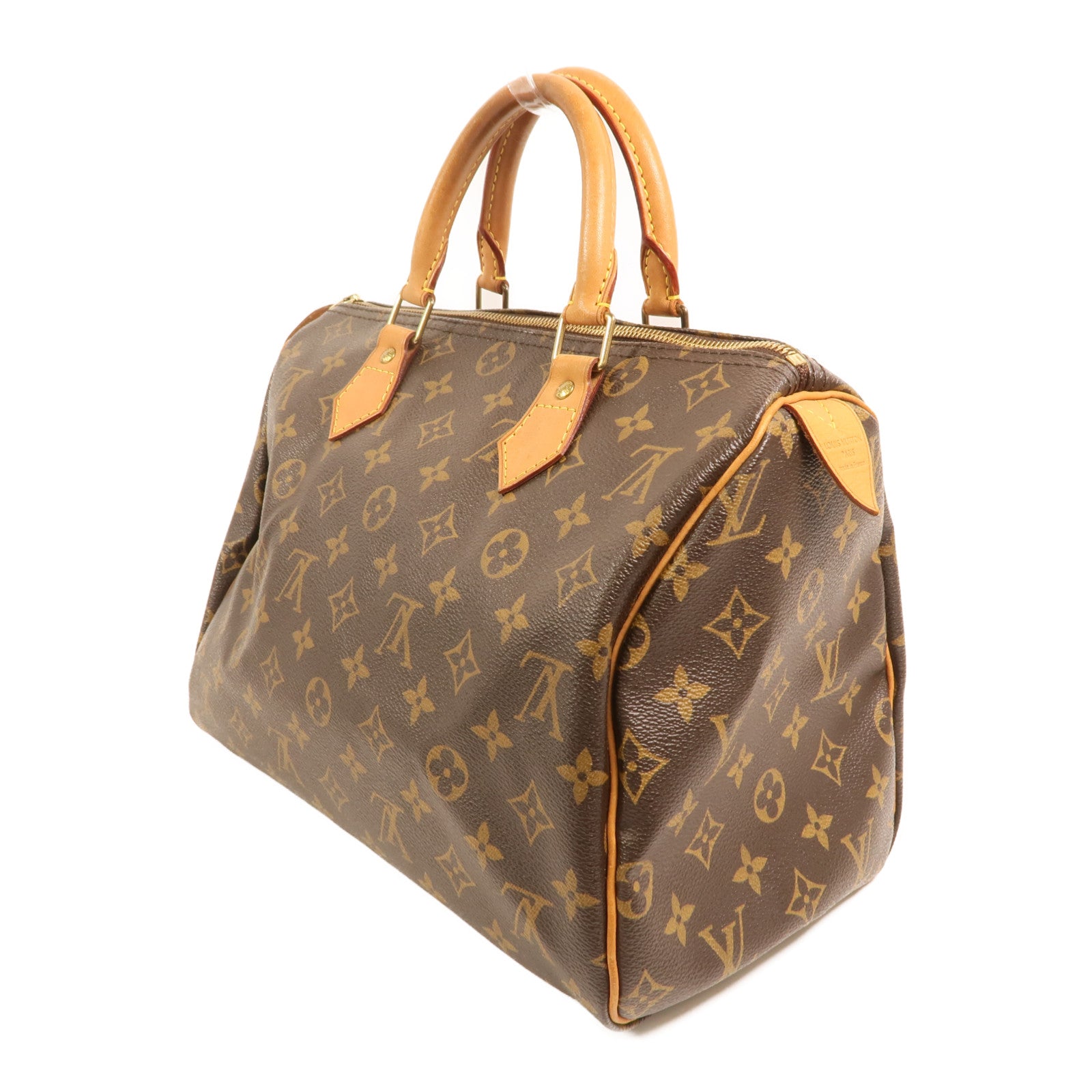 LOUIS VUITTON Monogram Speedy 30金扣手挽袋