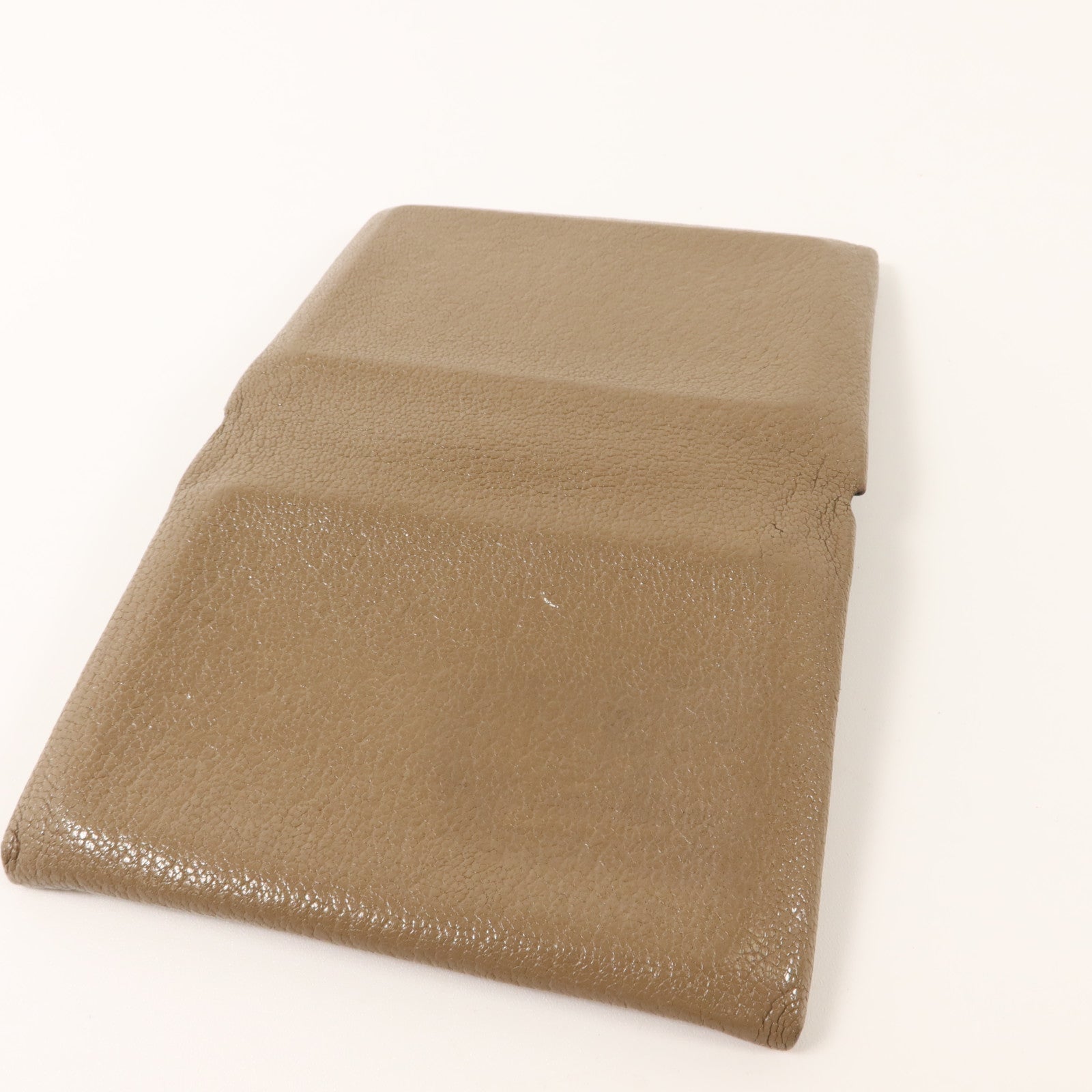 HERMES Chevre皮革Calvi Duo Compact Card Holder卡片套Etoupe