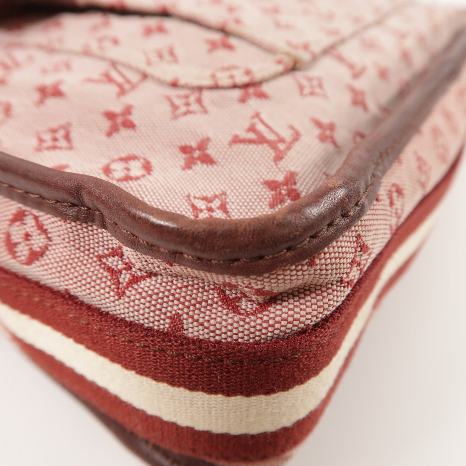 LOUIS VUITTON Monogram Mini Lin Mini Besace Mary 金扣肩背袋Kate