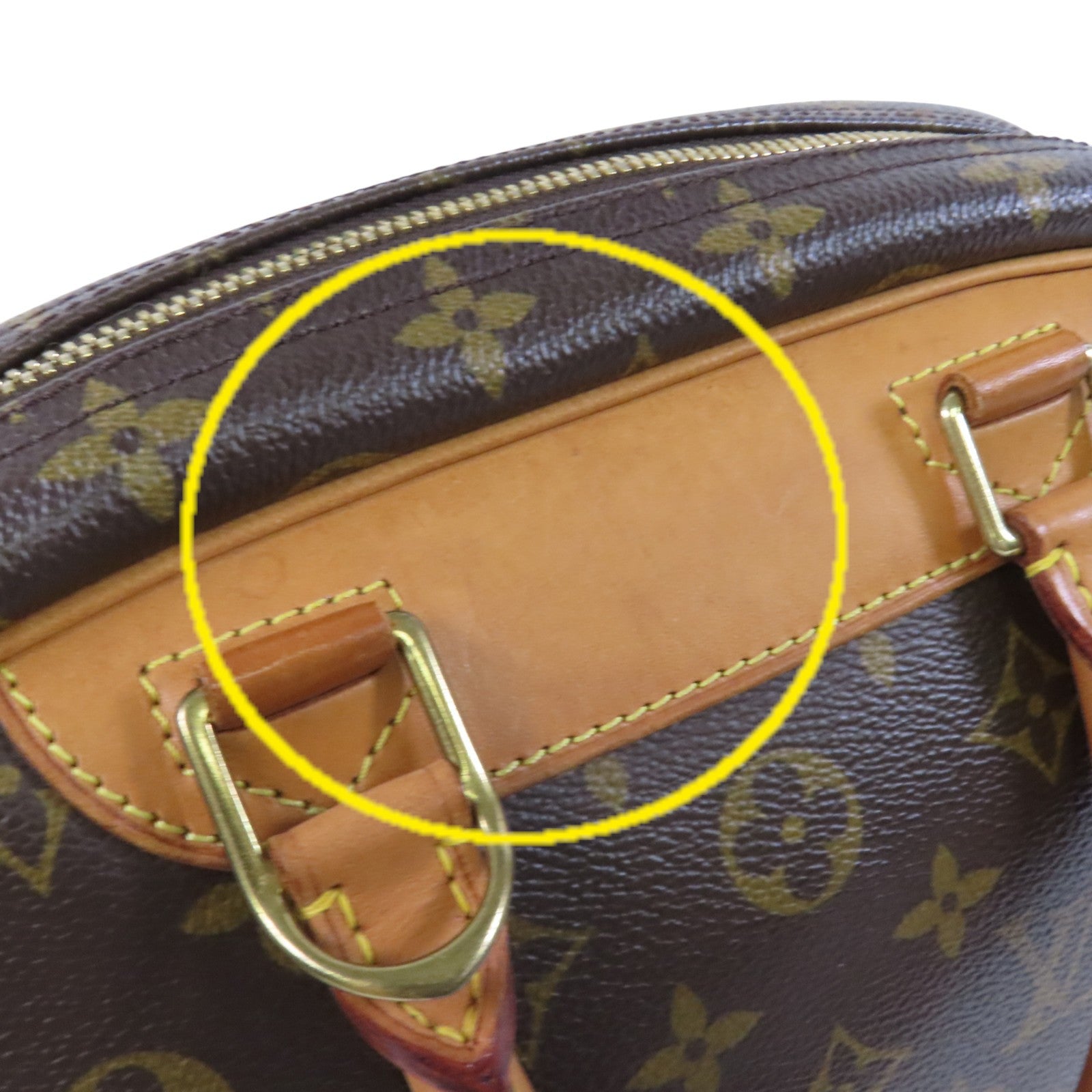 LOUIS VUITTON Monogram Trouville金扣手挽袋