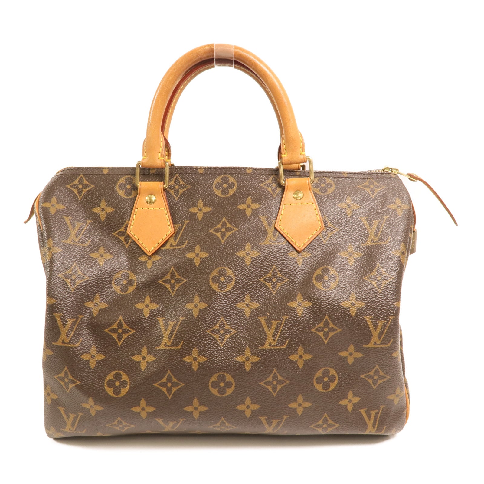 LOUIS VUITTON Monogram Speedy 30金扣手挽袋
