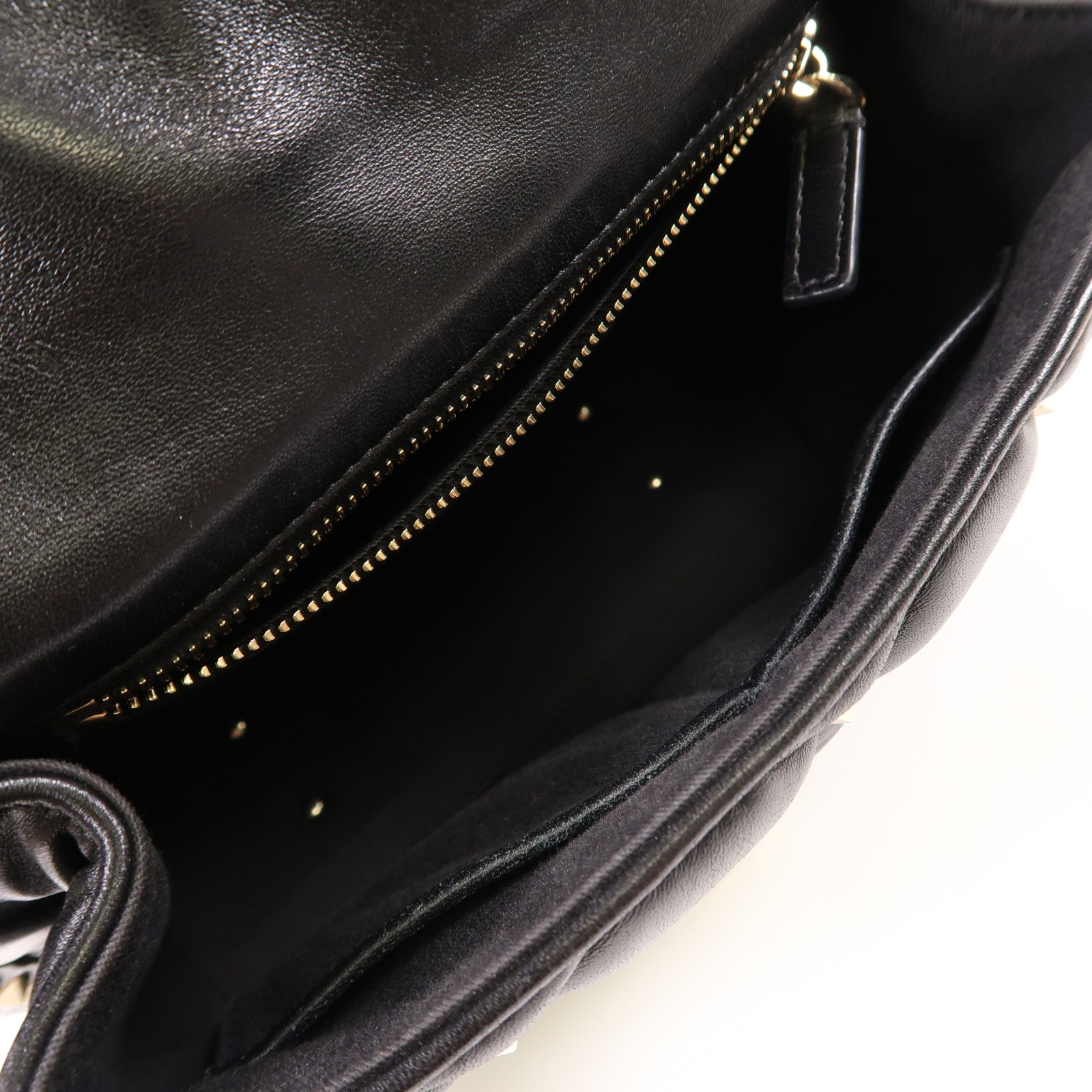 Valentino 牛皮皮革Rockstud Top Handle金扣手挽肩背兩用袋