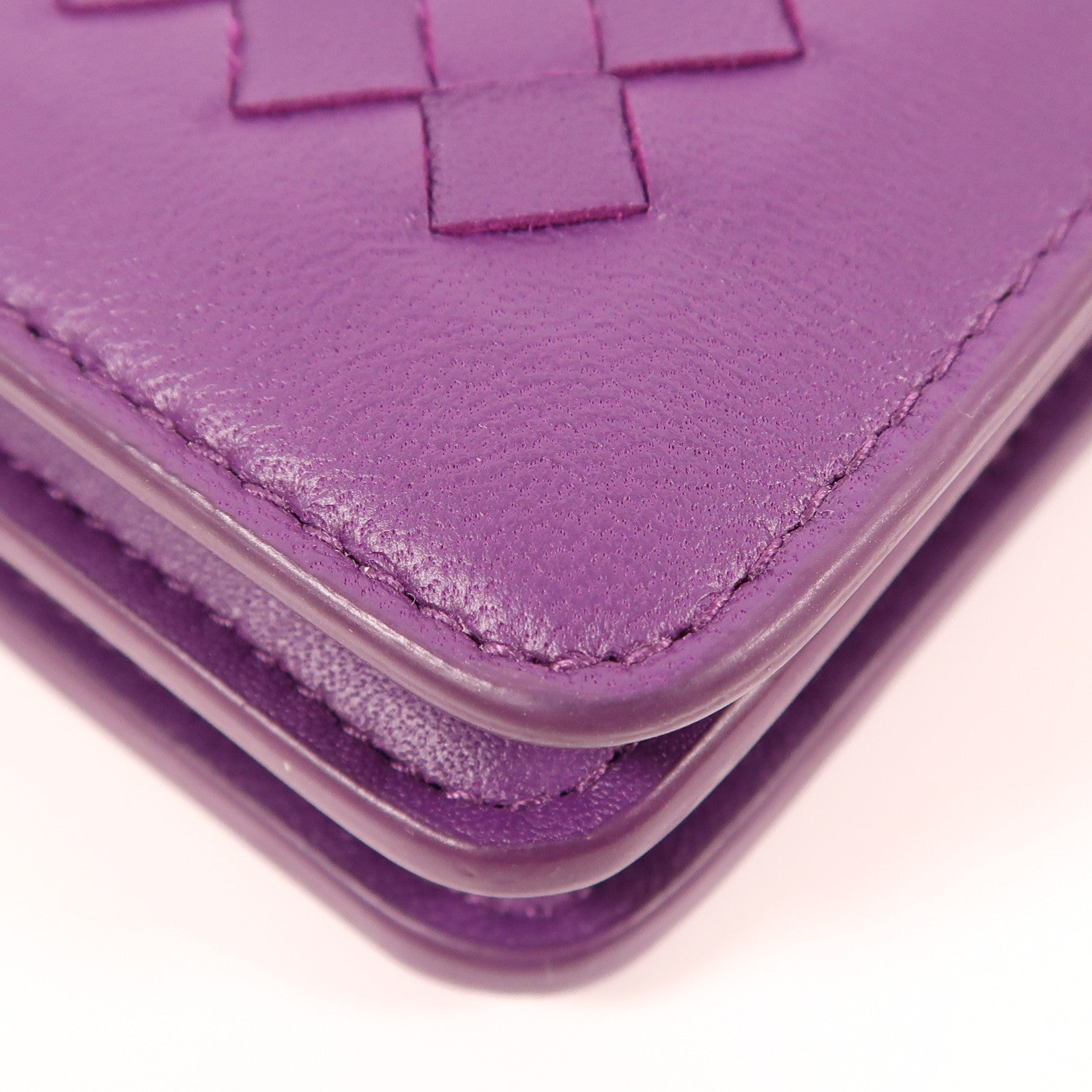 BOTTEGA VENETA 【激減優惠】牛皮皮革Wallet On Chain鏈帶肩背袋