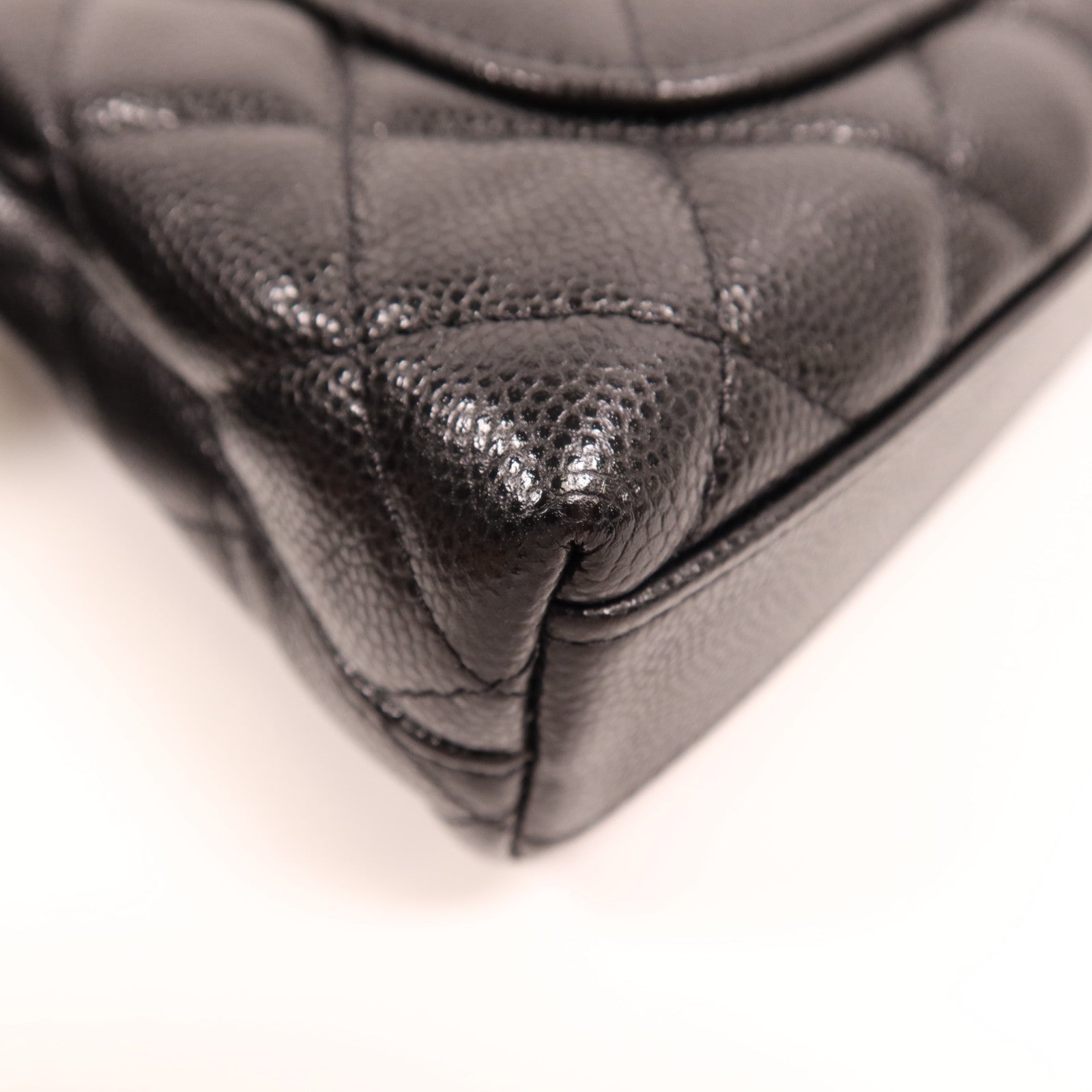 CHANEL 牛皮皮革Mirco Coco Handle金扣鏈帶肩背袋