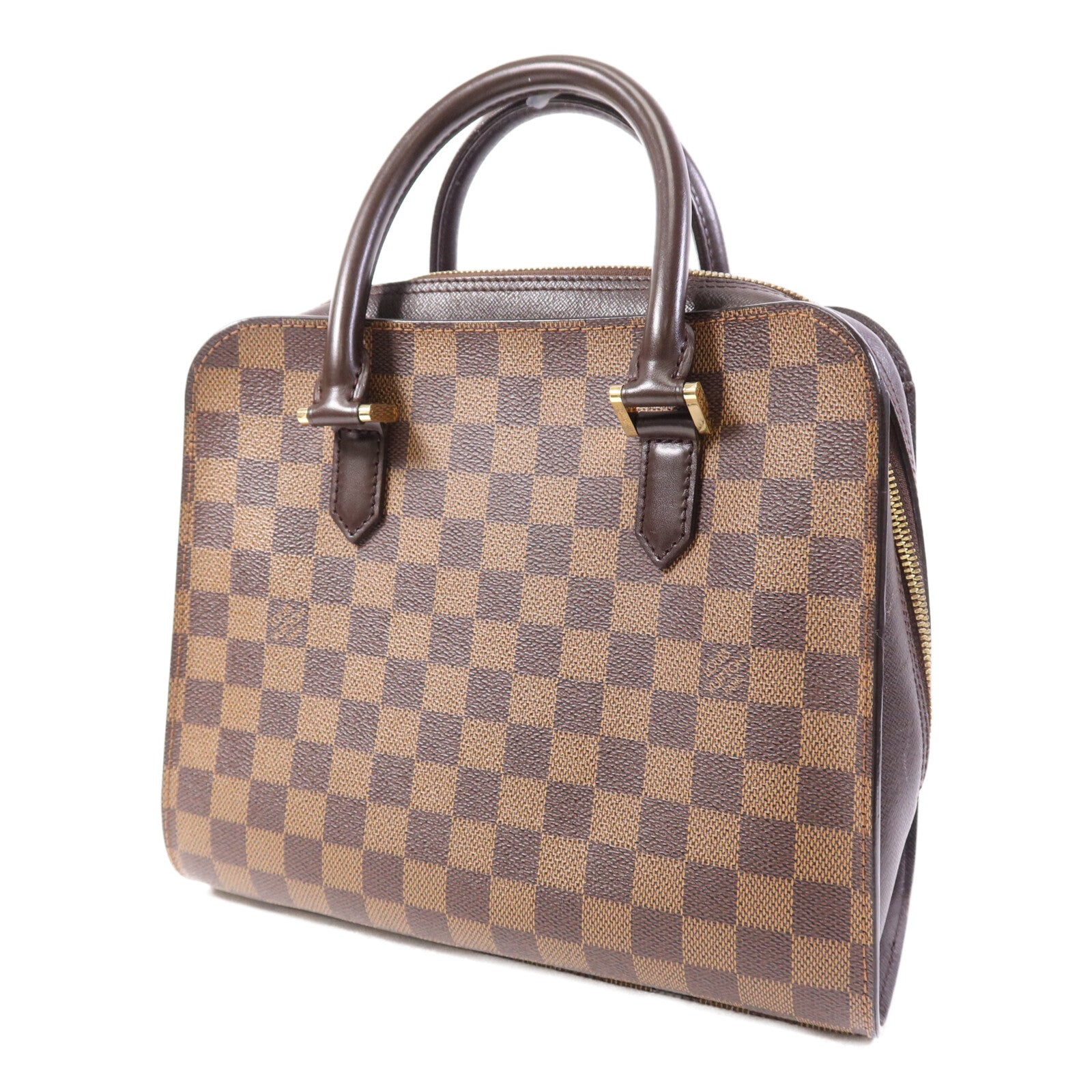 LOUIS VUITTON 【激減優惠】Damier Triana金扣手挽袋